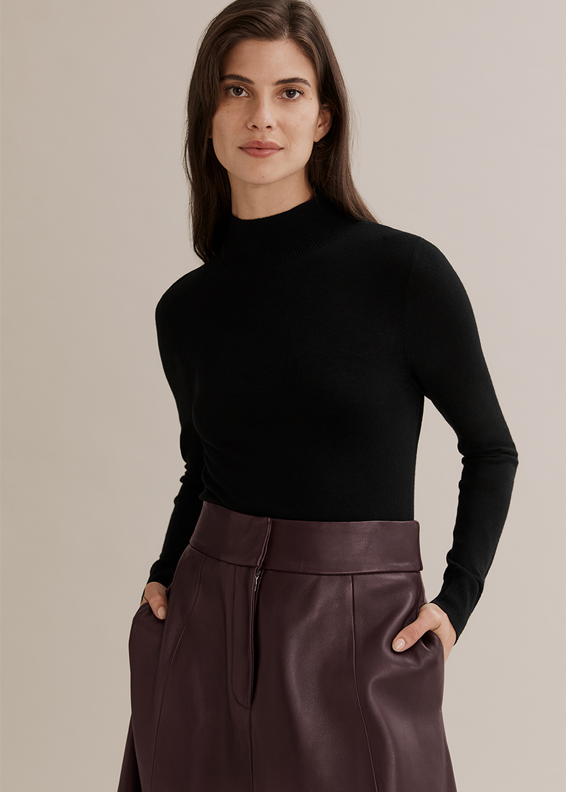 Australian Merino Wool Silk Long Sleeve Knit | Woolworths.co.za