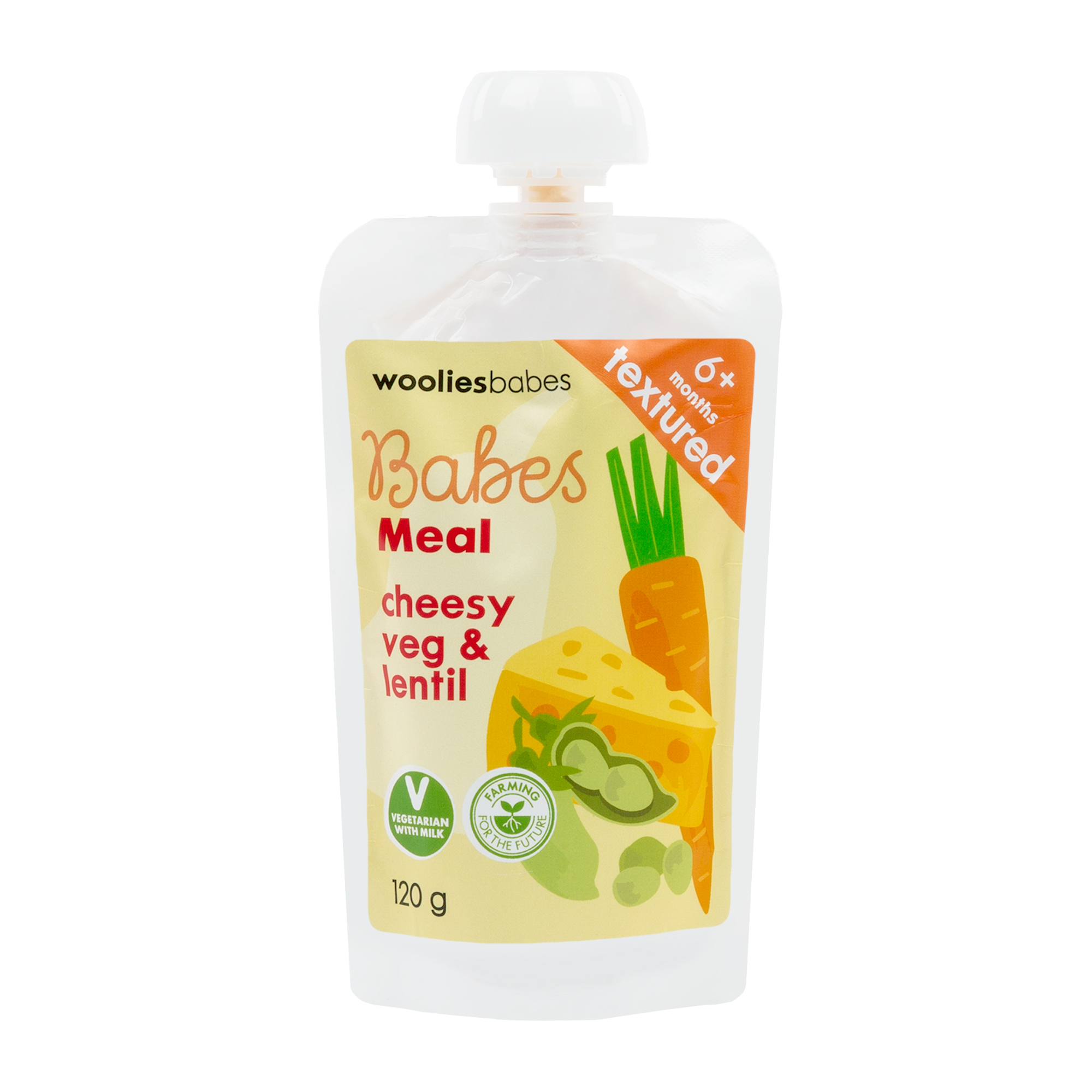 Babes Cheesy Veg and Lentil Meal 120 g