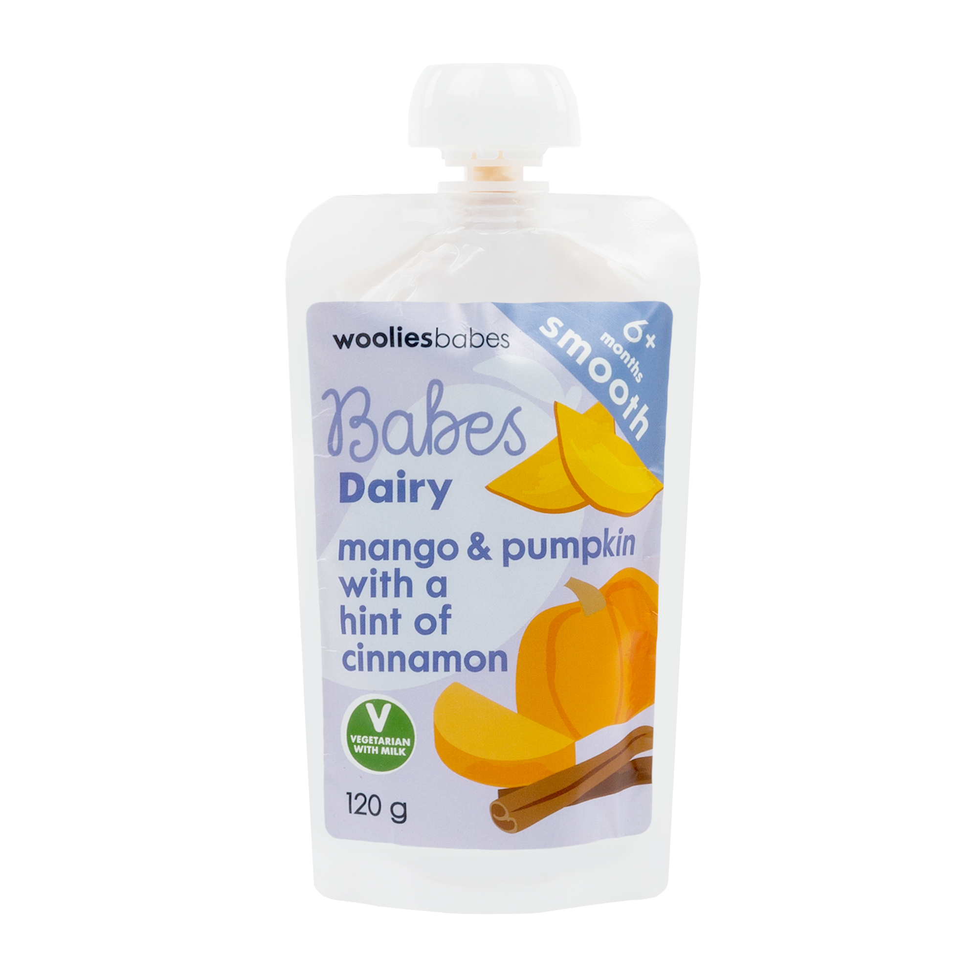 Babes Dairy with Mango, Pumpkin and a Hint of Cinnamon 120 g