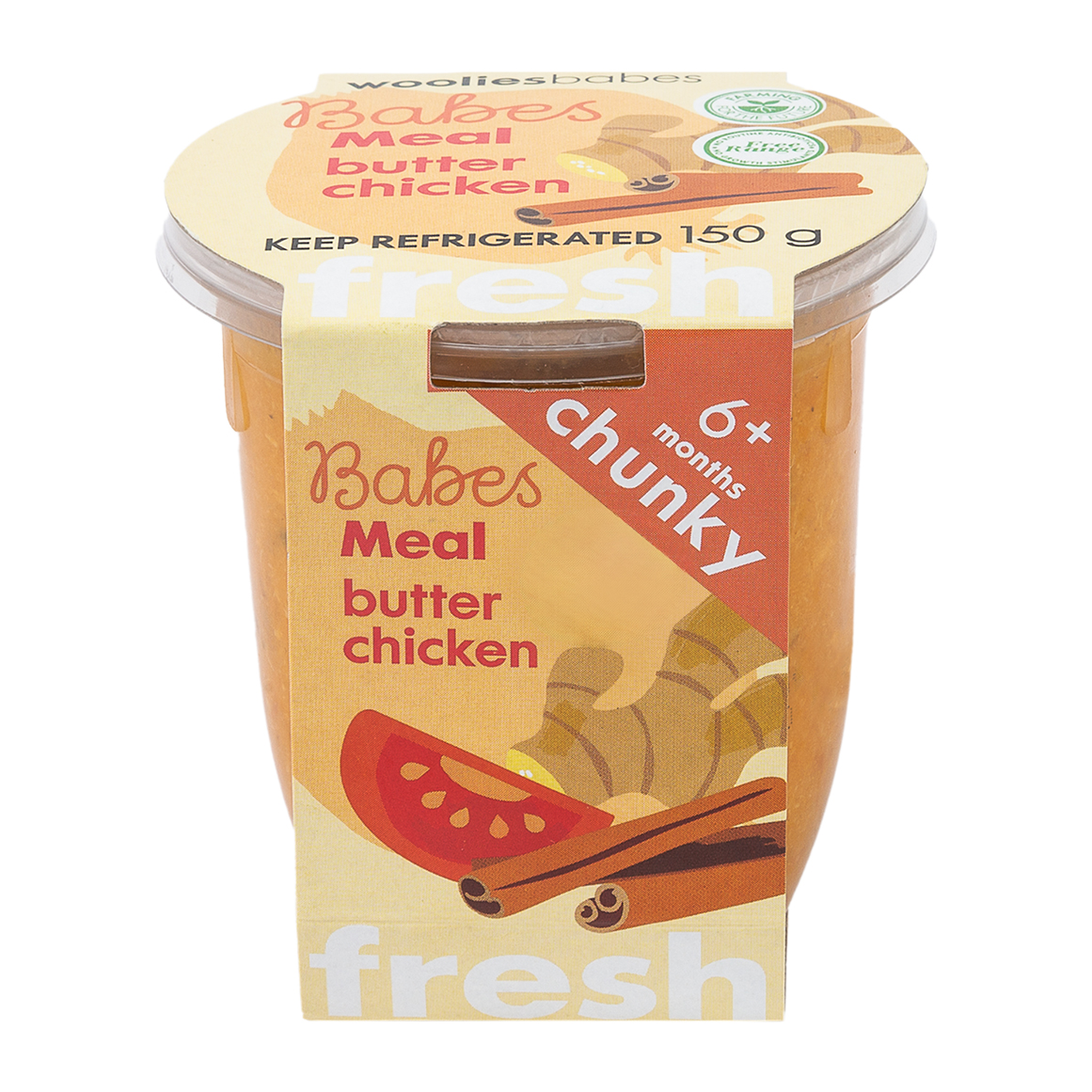 Babes Fresh Butter Chicken Meal 150 g