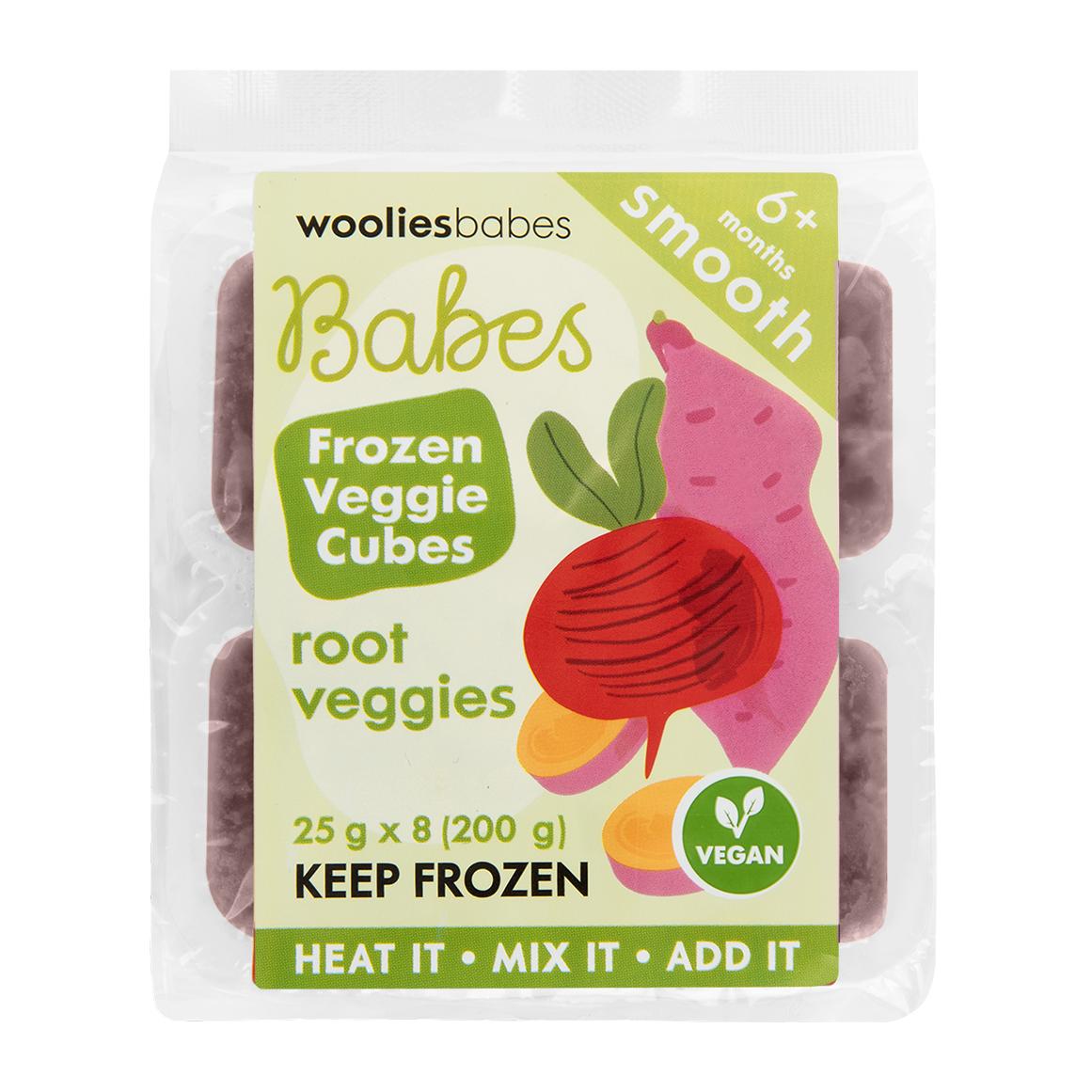 Babes Frozen Root Veggies Meal Cubes 25 g x