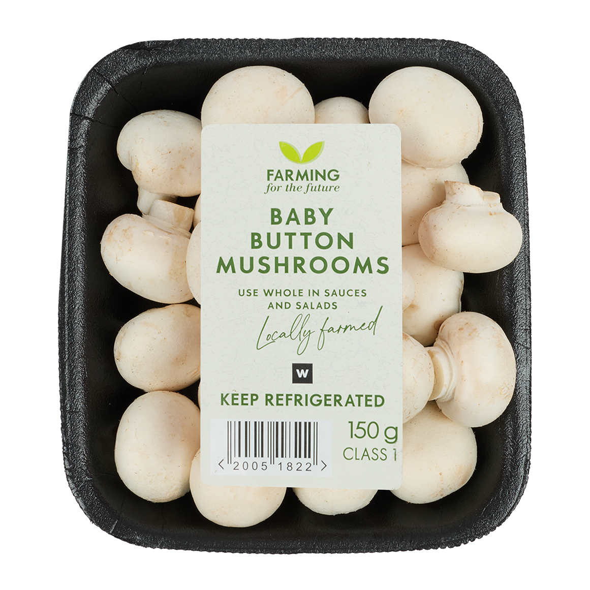 Baby Button Mushrooms 150 g