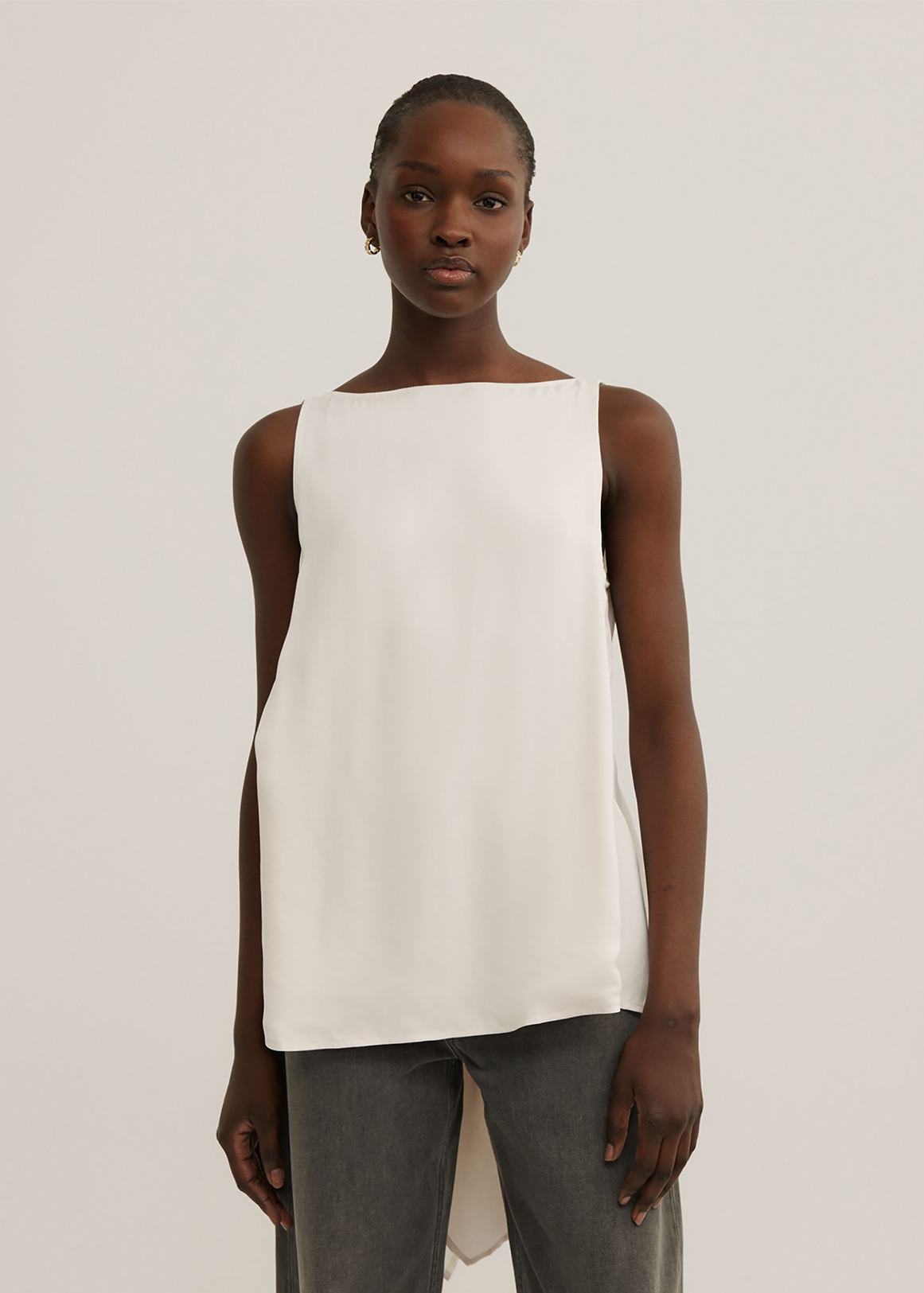 Back Ruffle Tank Top