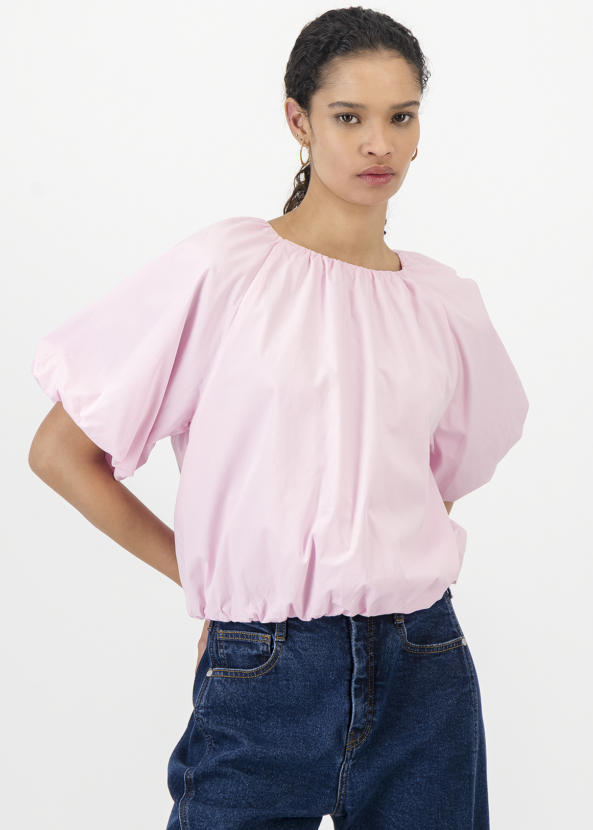 Balloon Sleeve Blouse
