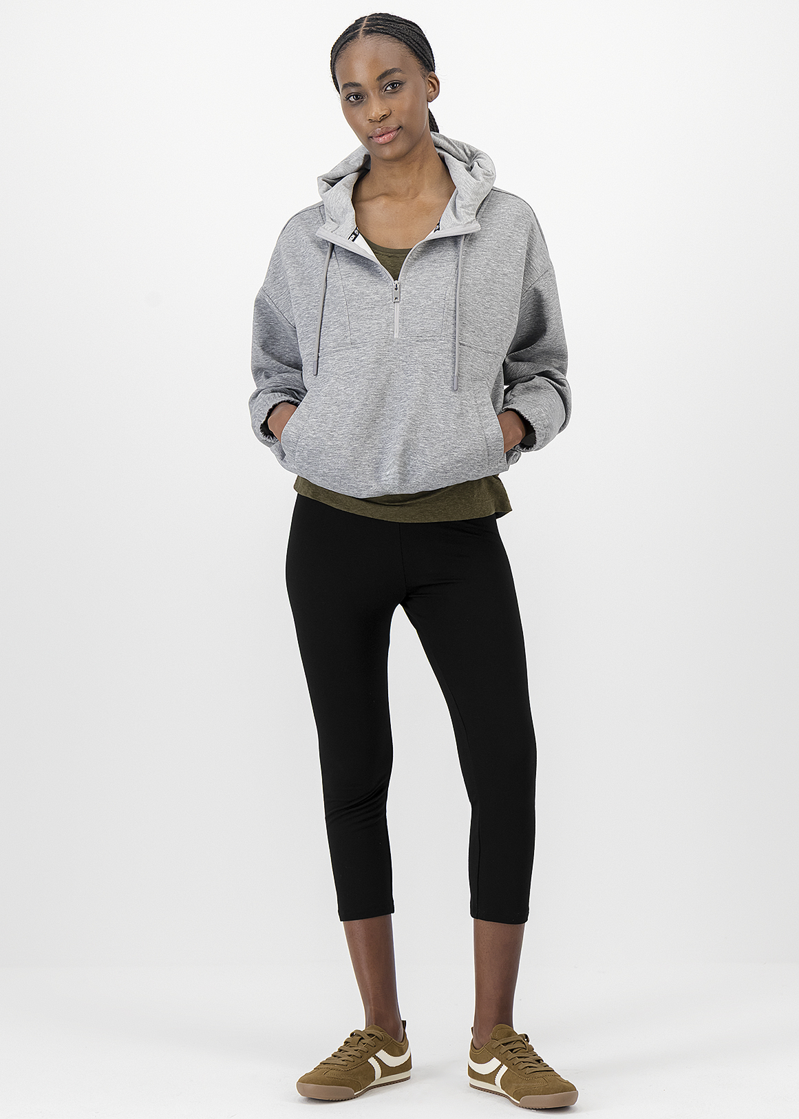 Bamboo Blend Cropped Leggings