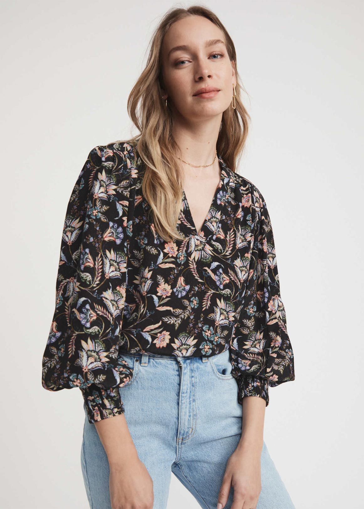 Baroque Pin Tuck Blouse | Woolworths.co.za