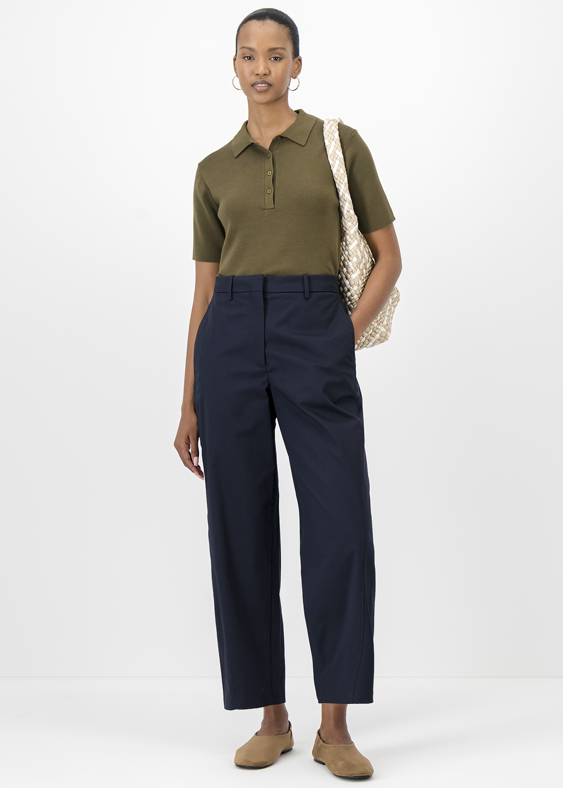 Barrel Chino Pants
