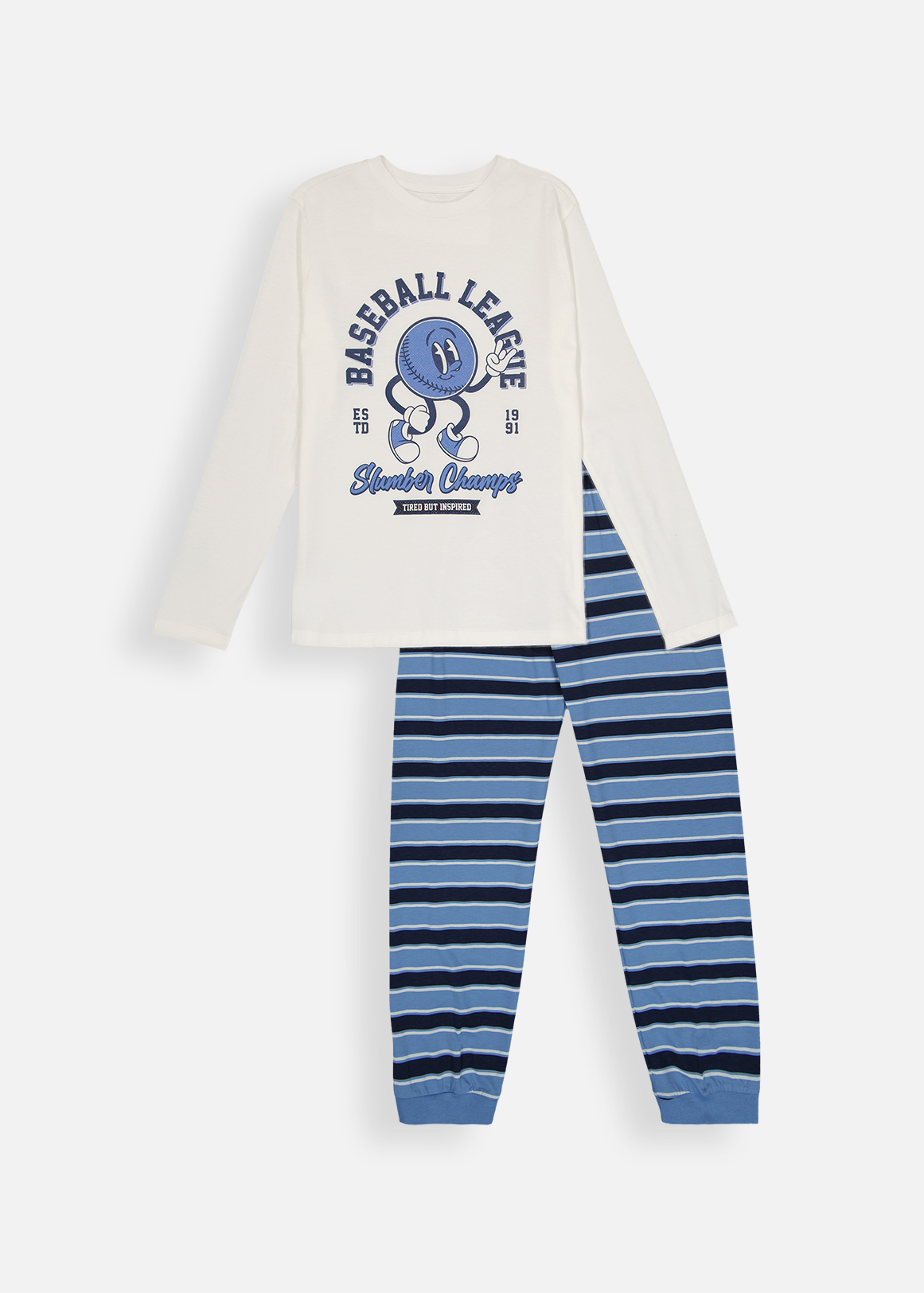 Baseball League Cotton Pyjamas