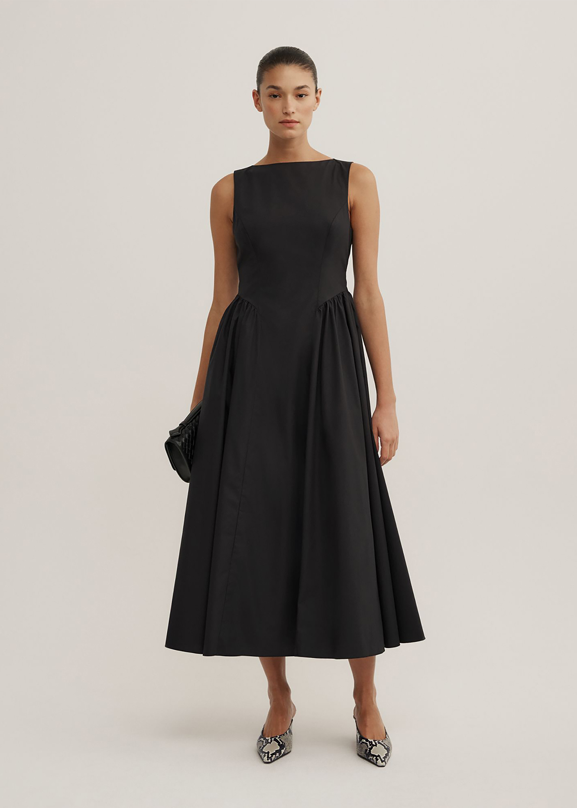 Basque Panel Dress