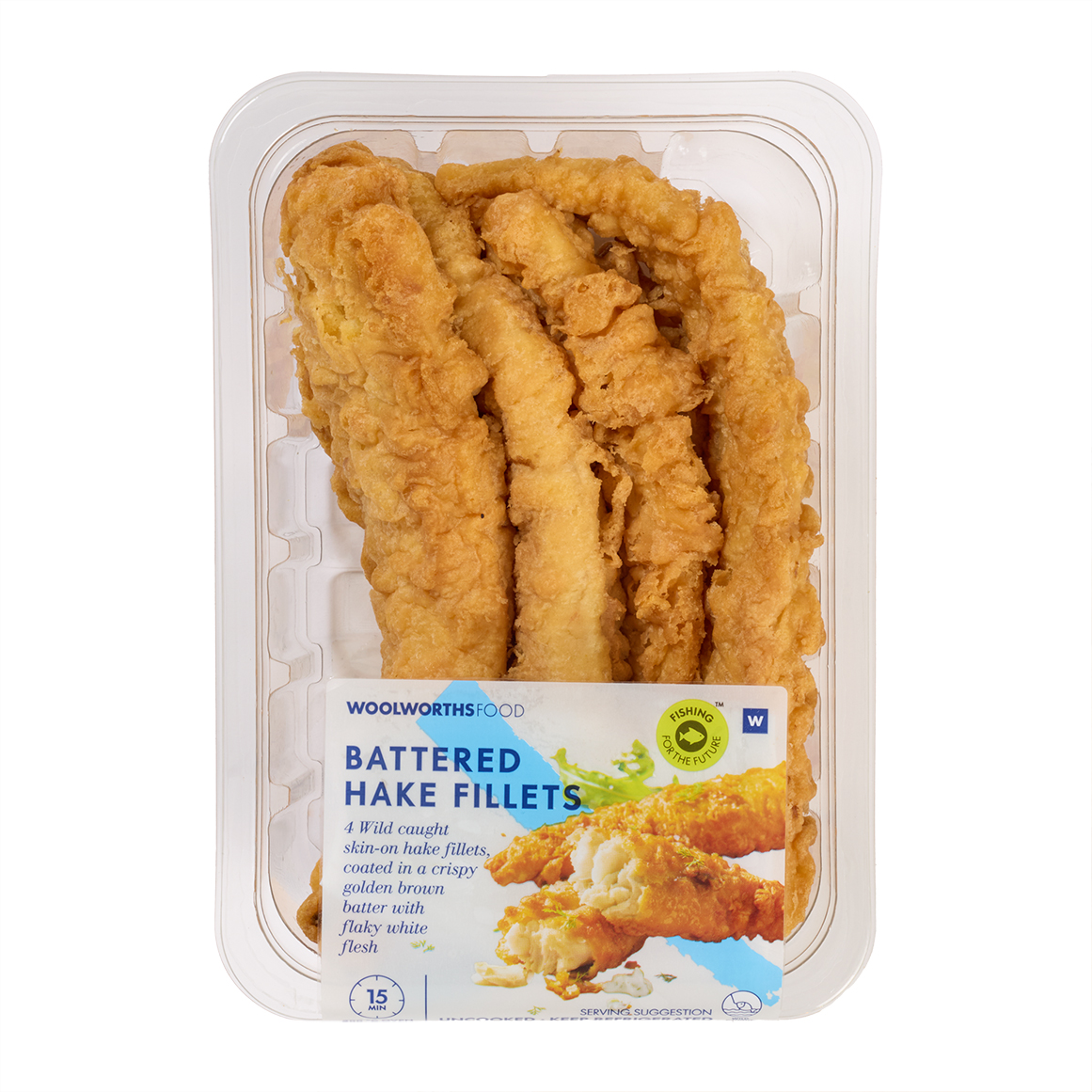 Battered Hake Fillets Avg 500 g