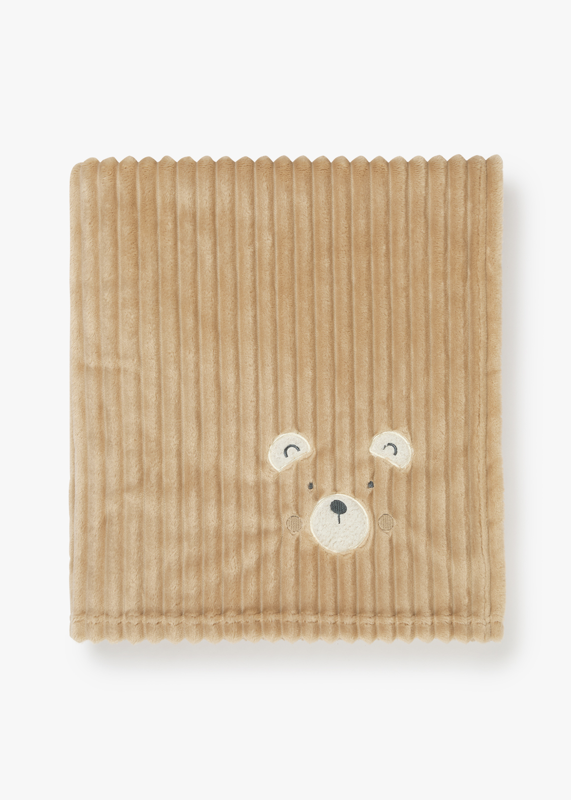 Bear Carved Coral Fleece Blanket