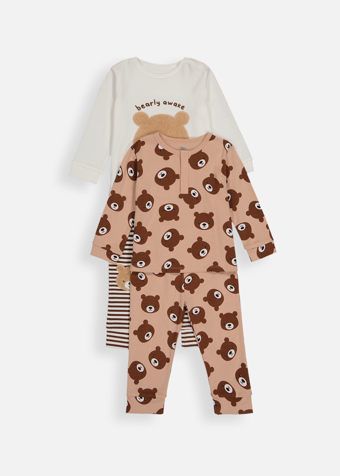 Bear Novelty Cotton Pyjamas 4 Piece