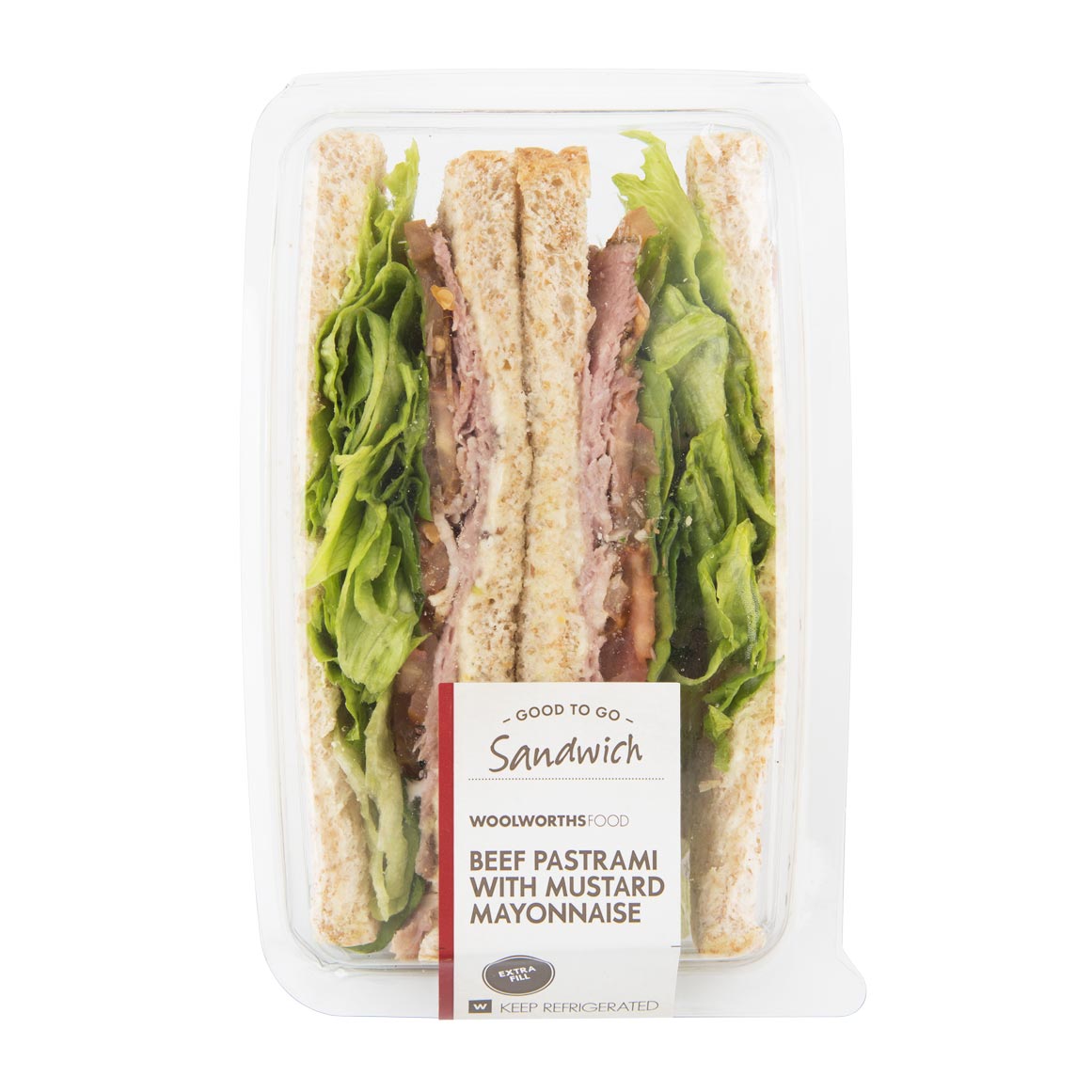 Beef Pastrami with Mustard Mayonnaise Sandwich | Woolworths.co.za