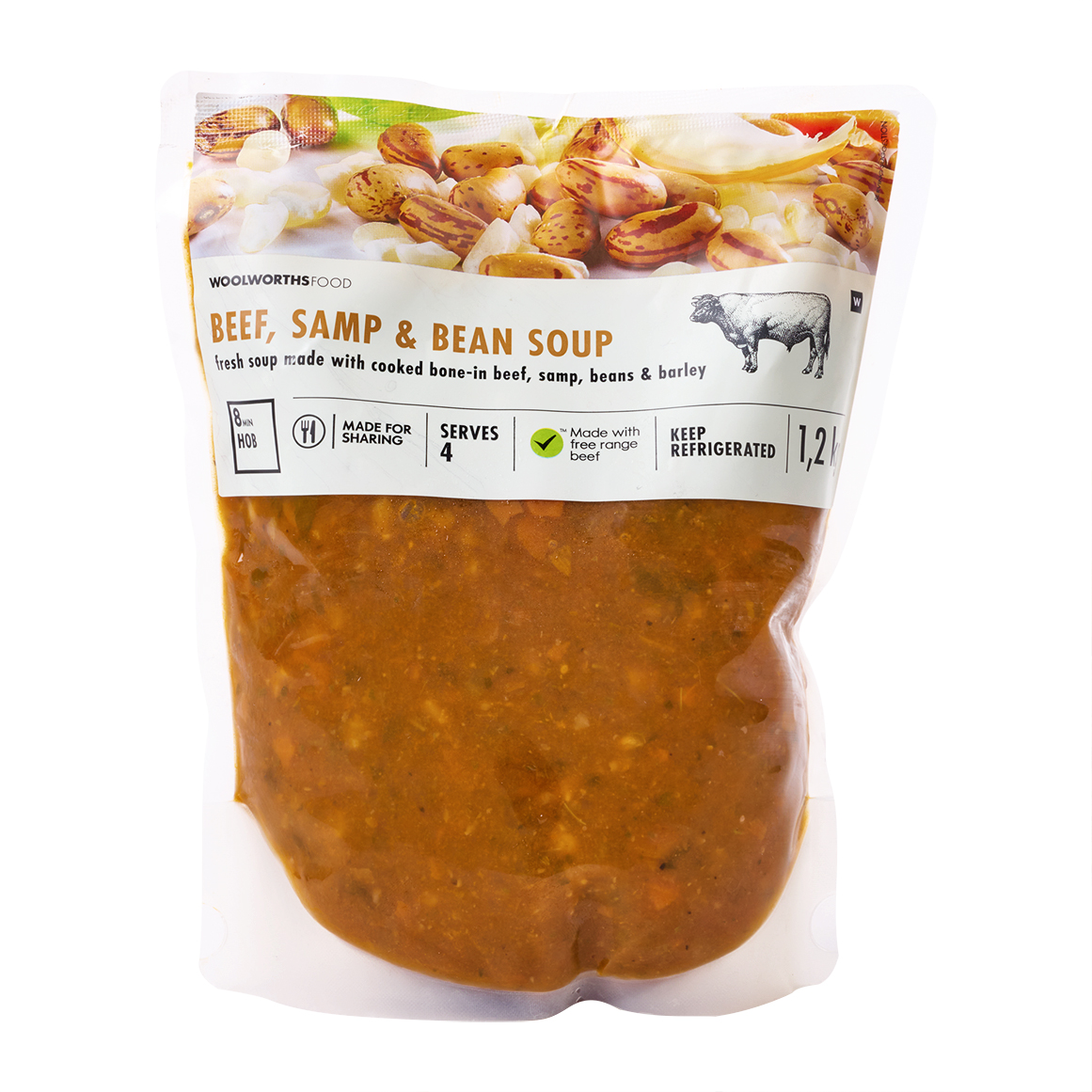 Beef, Samp & Bean Soup 1.2 kg