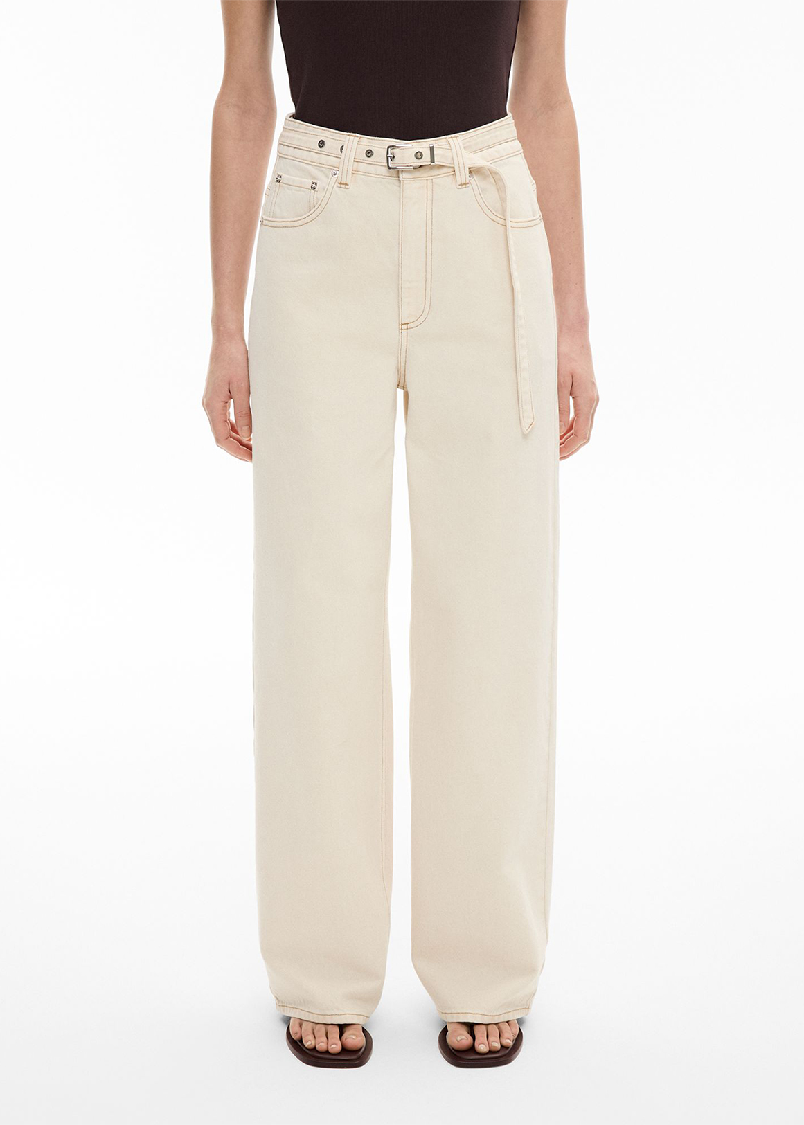 Belt Detail Jeans