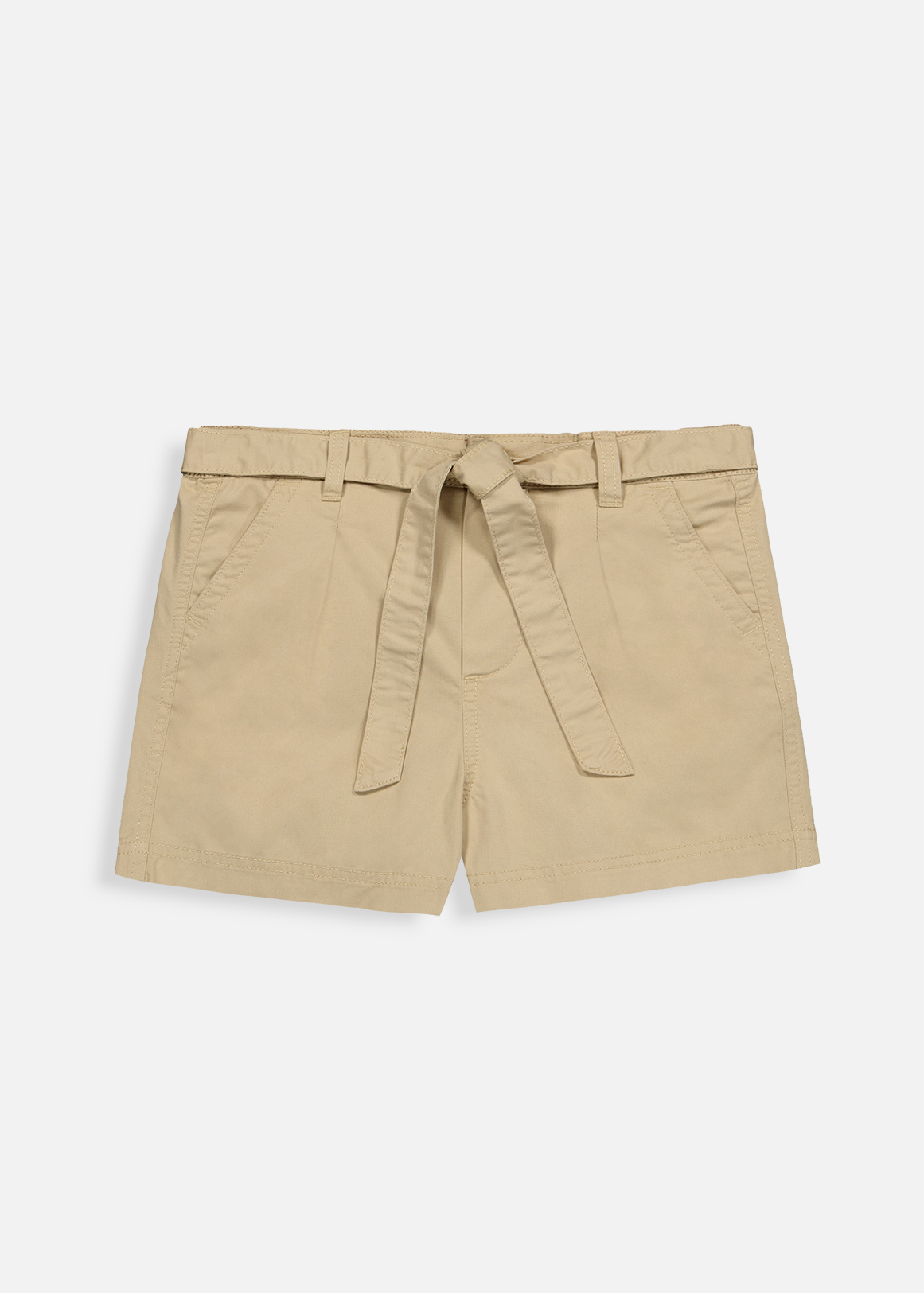 Belted Cotton Shorts | Woolworths.co.za