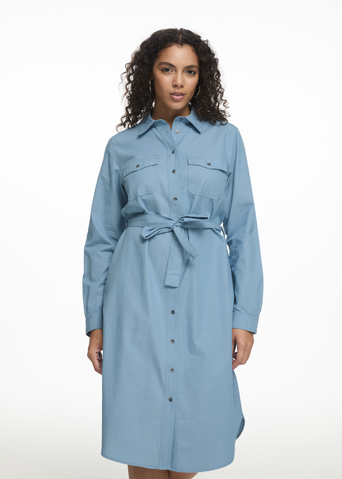 Belted Denim Midi Shirt Dress Woolworths co za Belted Denim Midi Shirt Dress Woolworths co za