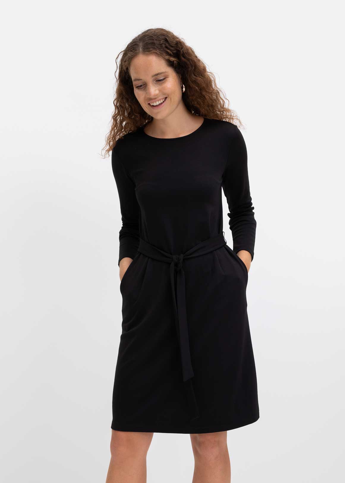 Belted Ponte Fit & Flare Midi Dress | Woolworths.co.za