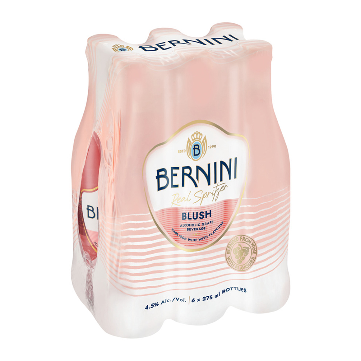 Bernini Blush Sparkling Grape 6 x 275 ml Bottles