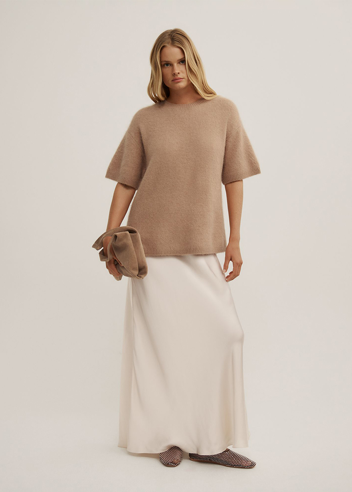 Bias Slip Skirt