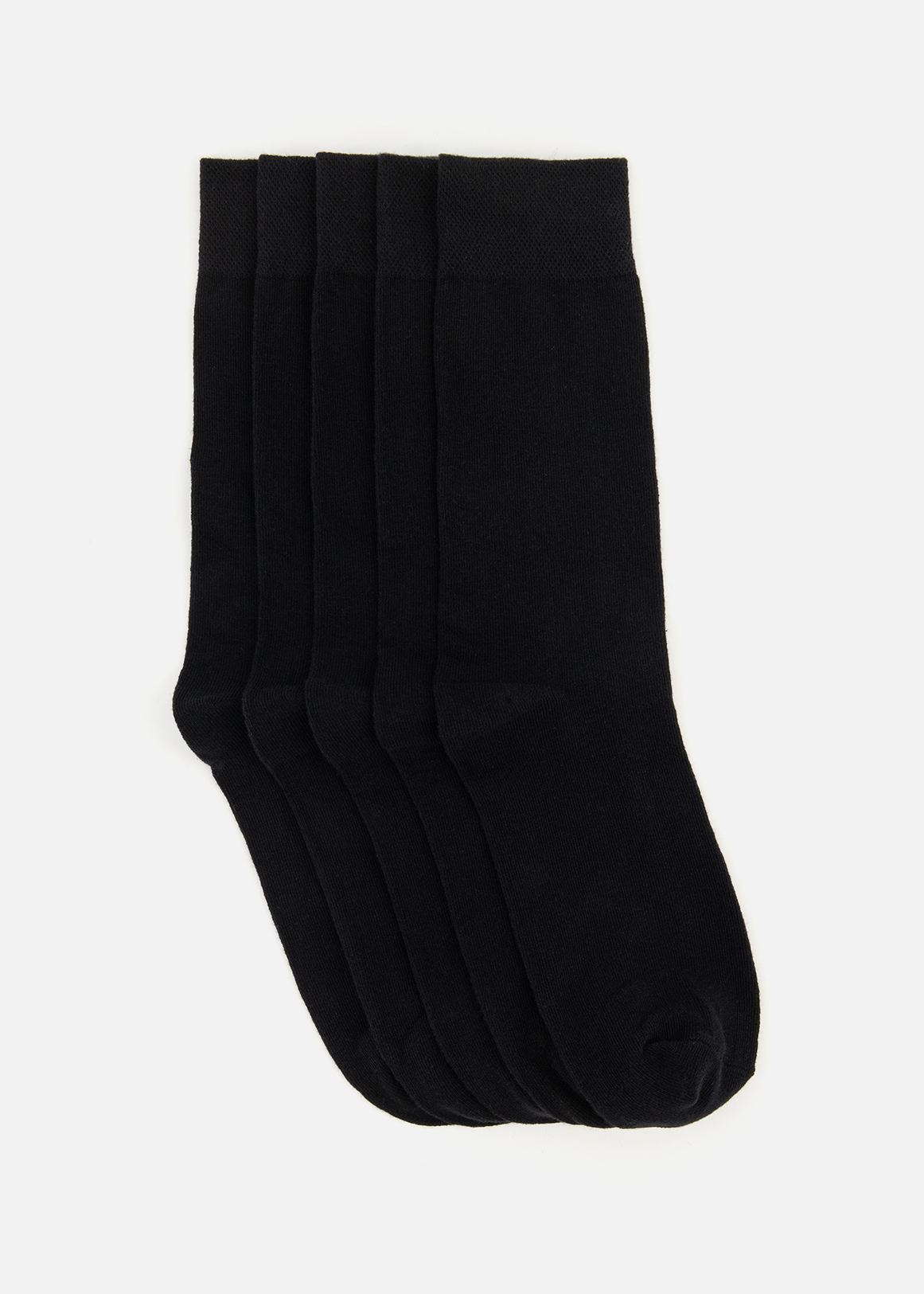 Black Cotton Rich Socks 5 Pack
