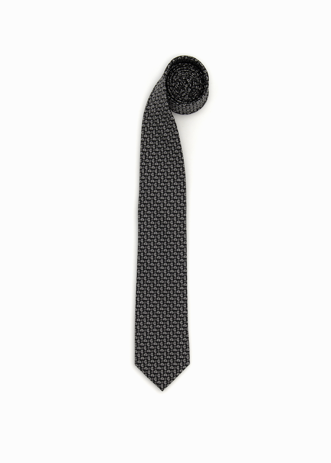 Black Paisley Tie