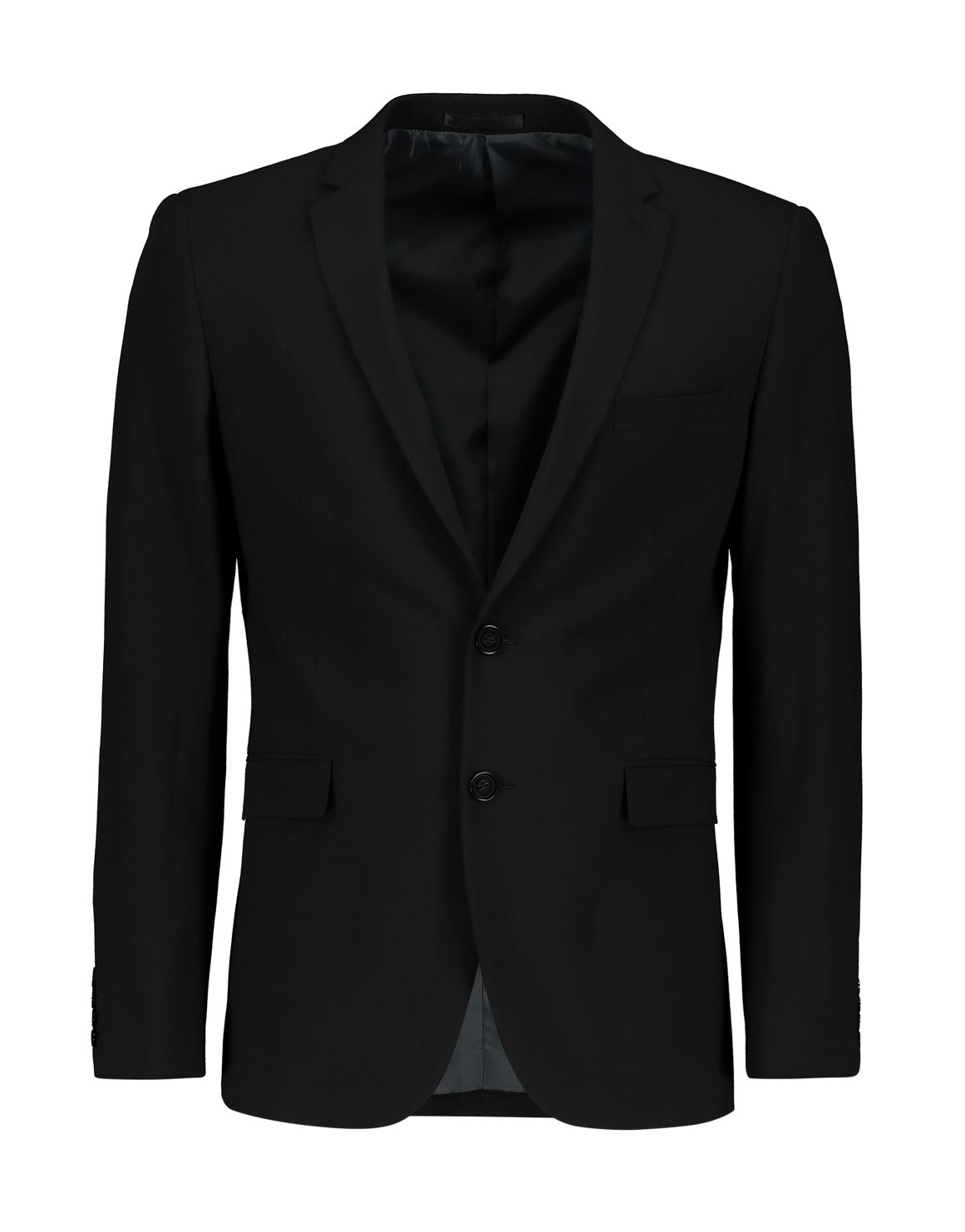 Black Skinny Viscose Blend Suit Jacket | Woolworths.co.za