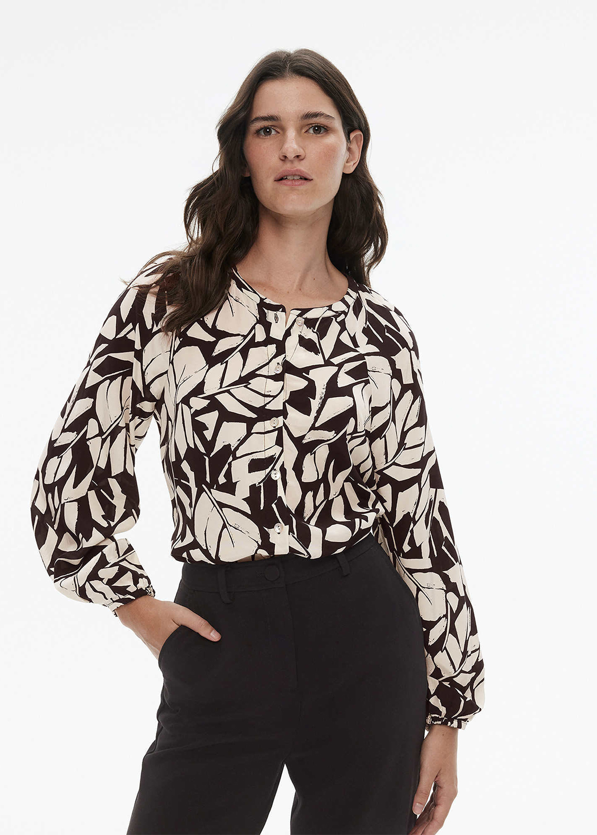 Block Foliage Blouse | Woolworths.co.za