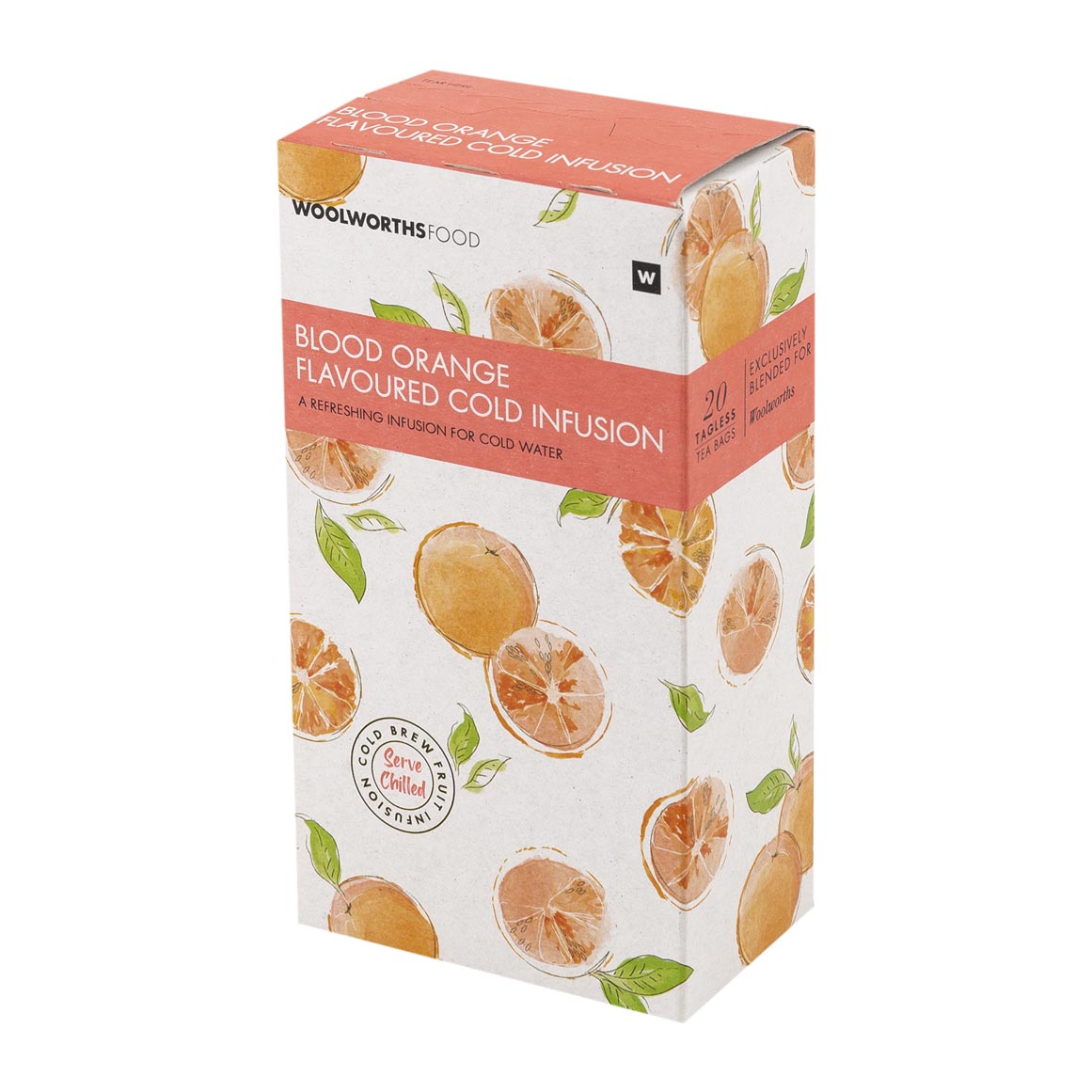 Blood Orange Flavoured Cold Infusion Tea Bags 20 pk Woolworths.co.za Blood Orange Flavoured Cold Infusion Tea Bags 20 pk Woolworths.co.za