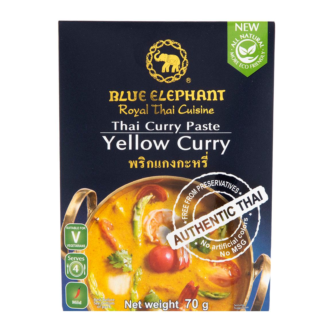 Blue Elephant Yellow Curry Paste 70 g