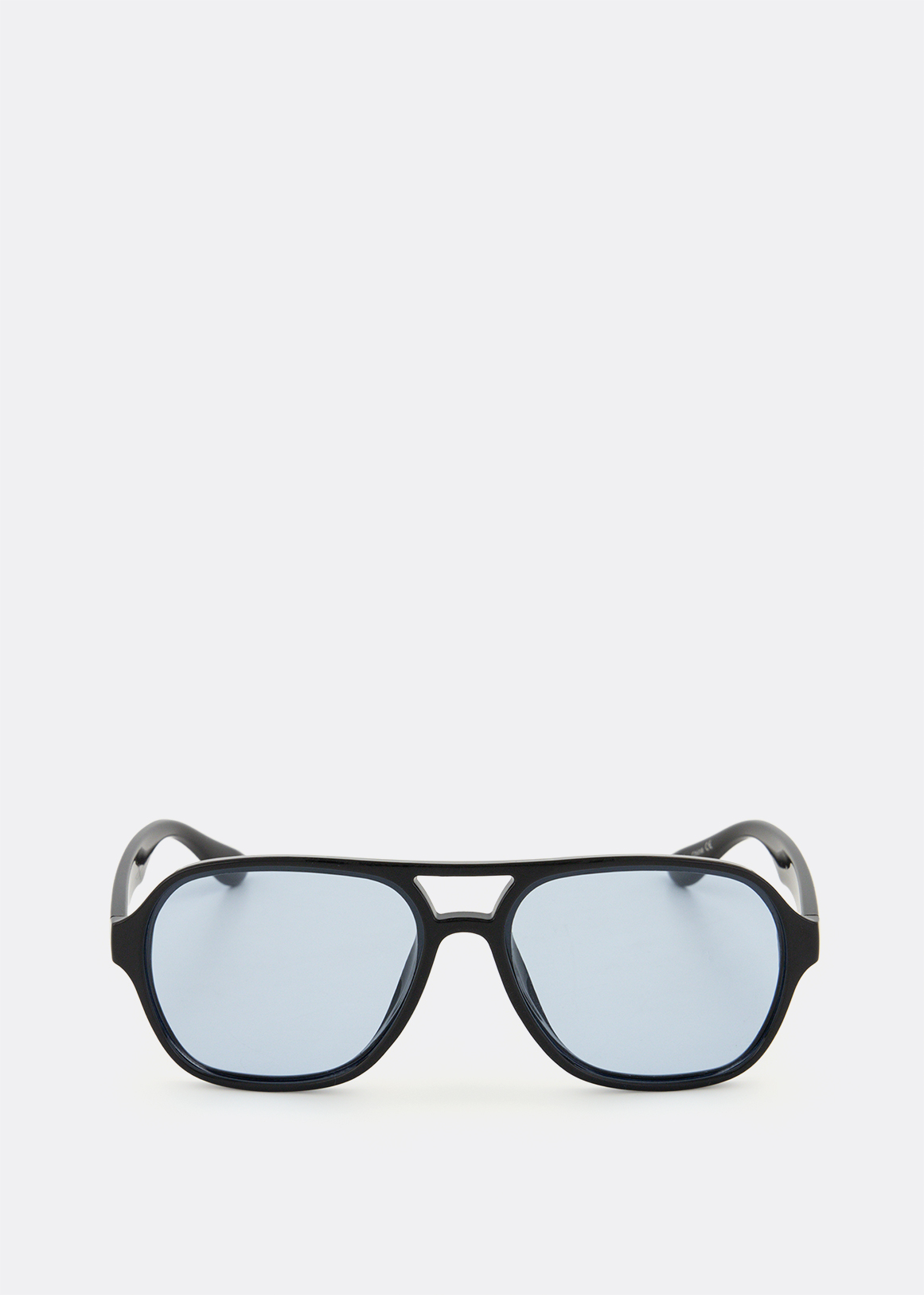 Blue Lens Aviator Sunglasses