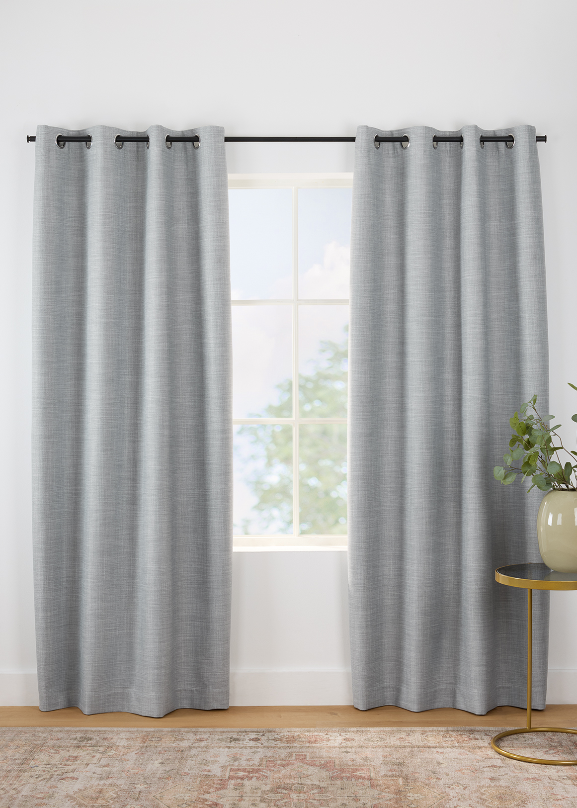 Bo Alaska Eyelet Block Out Curtain 135cm (W) x 223cm (L)