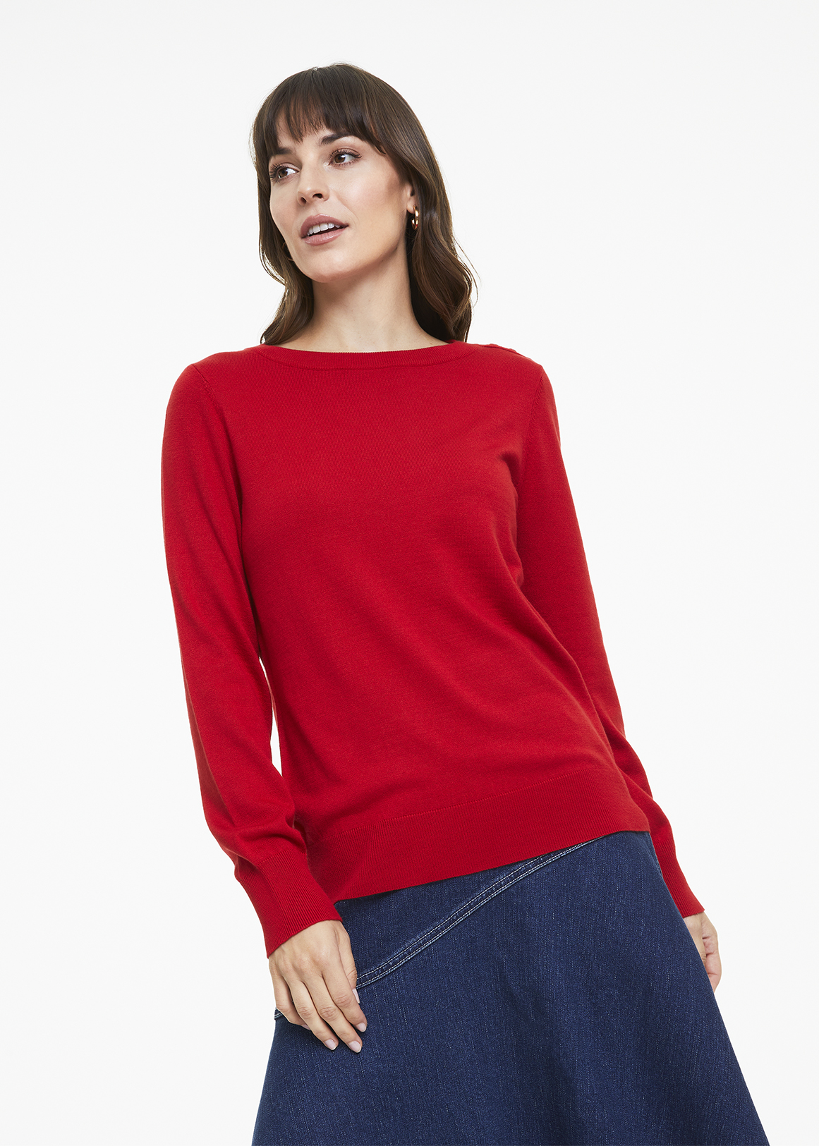 Boat Neck Knit Jumper | Woolworths.co.za