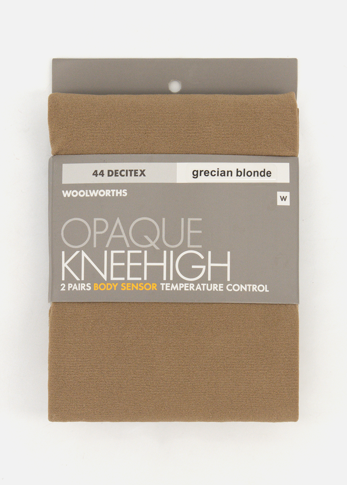 Body Sensor Opaque Knee Highs 2 Pack
