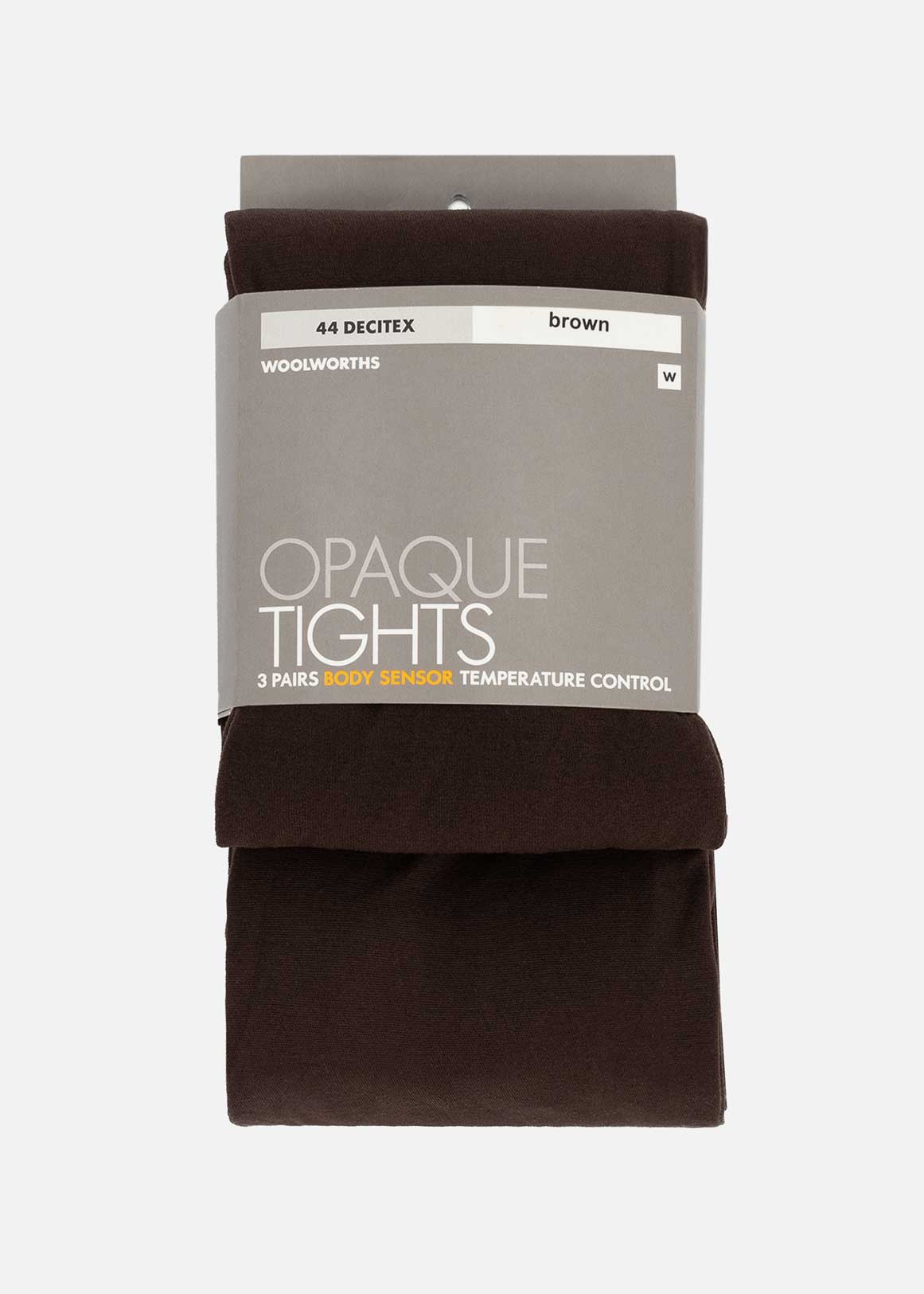 Body Sensor Temperature Control Opaque Tights 3 Pack