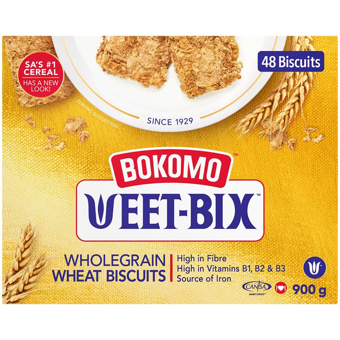 Bokomo Weet-Bix Wholegrain Wheat Biscuits 900 g