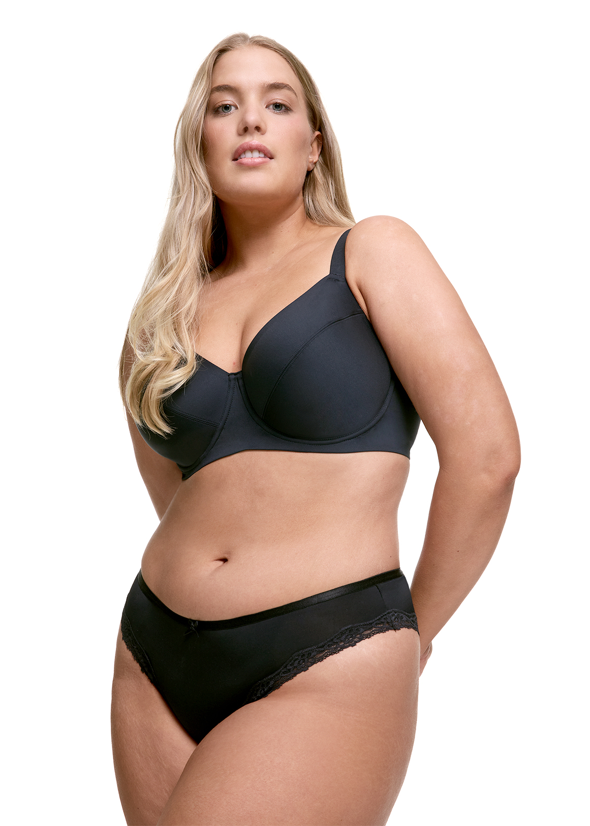 Bonded Non Padded Underwire All Day Comfort Balconette Bra D - F