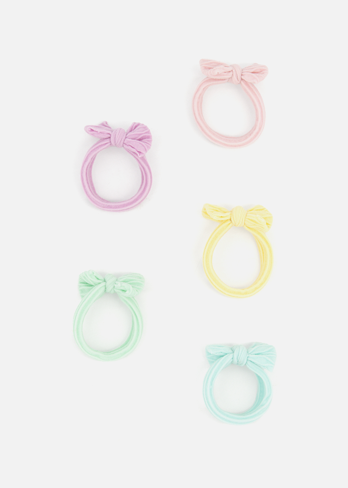 Bow Hair Ties 5 Pack