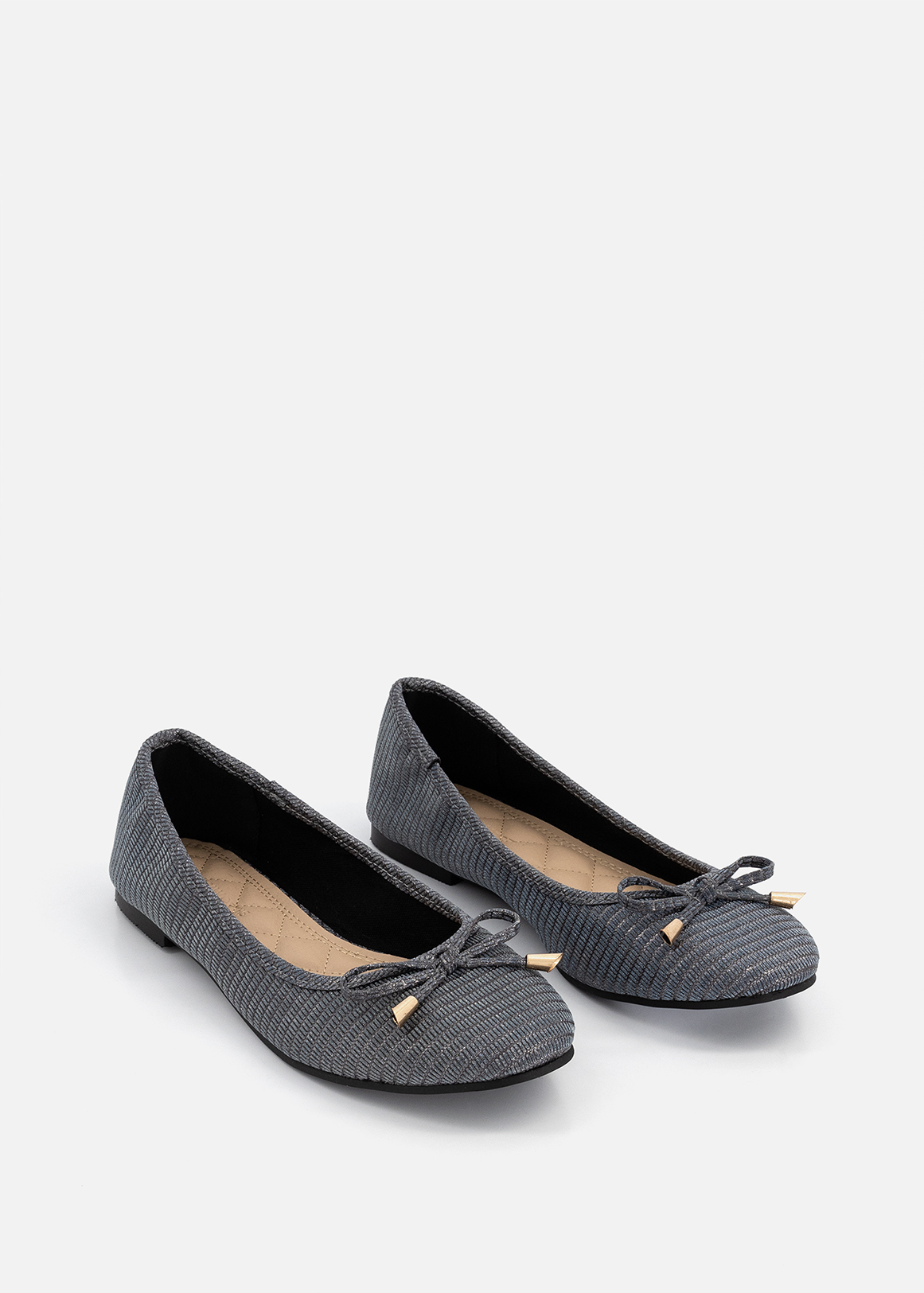 Bow Textured Shimmer Pumps | Woolworths.co.za