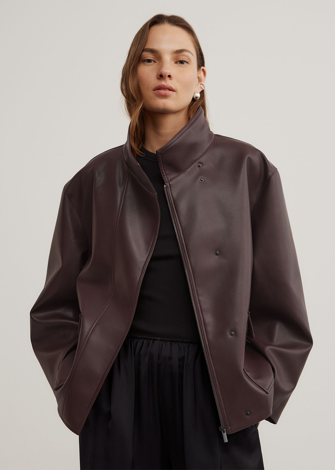 Boxy Biker Jacket
