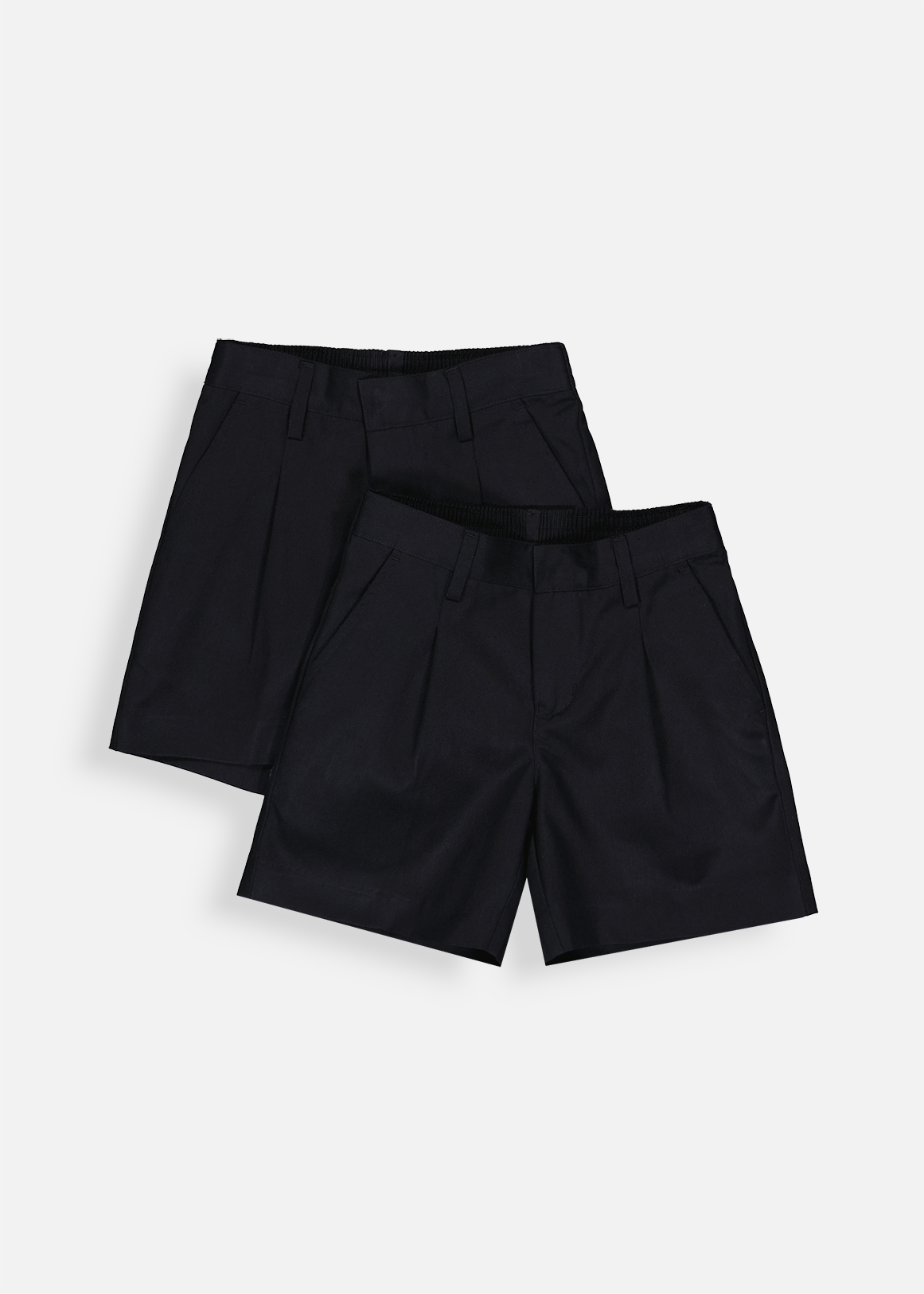 Boys Regular Fit School Shorts 2 Pack