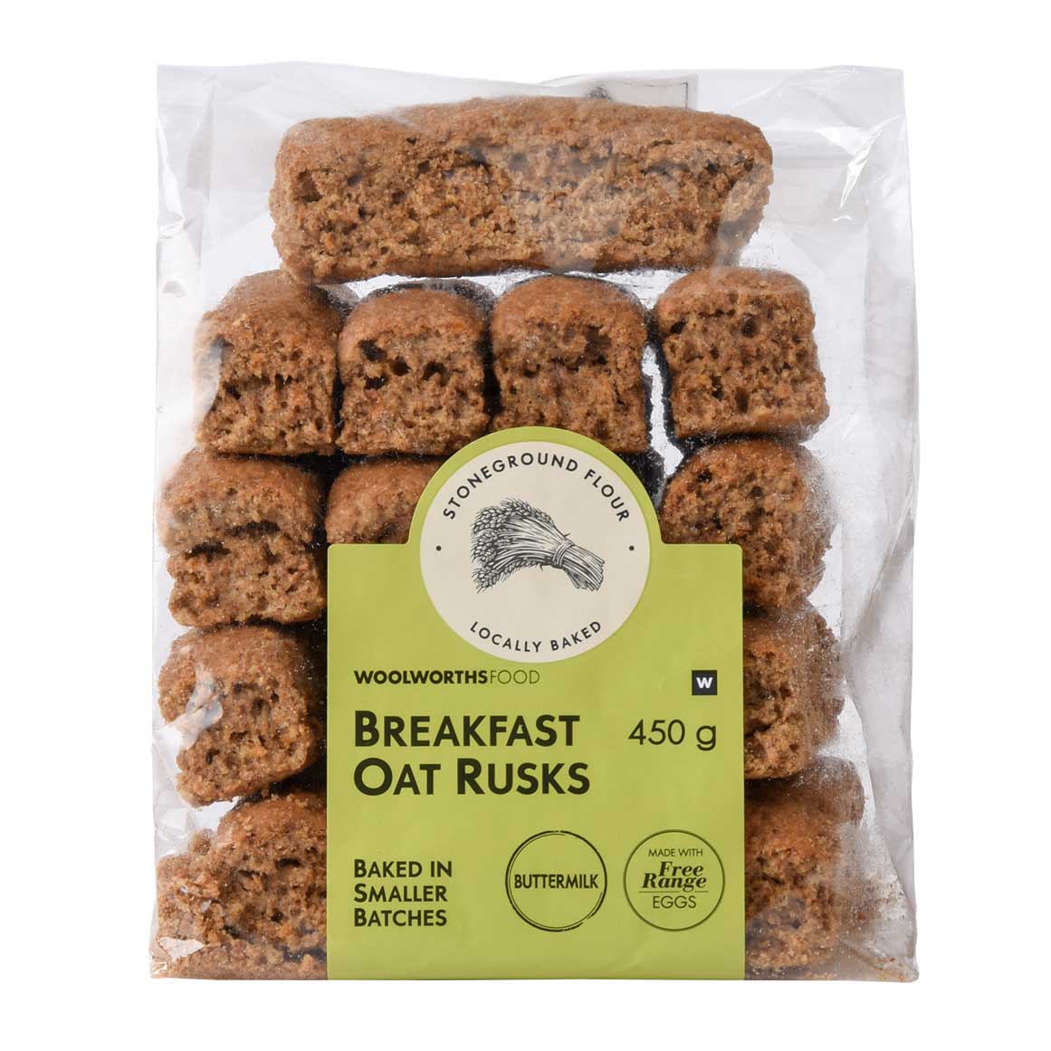 Breakfast Oat Rusks 450 g | Woolworths.co.za