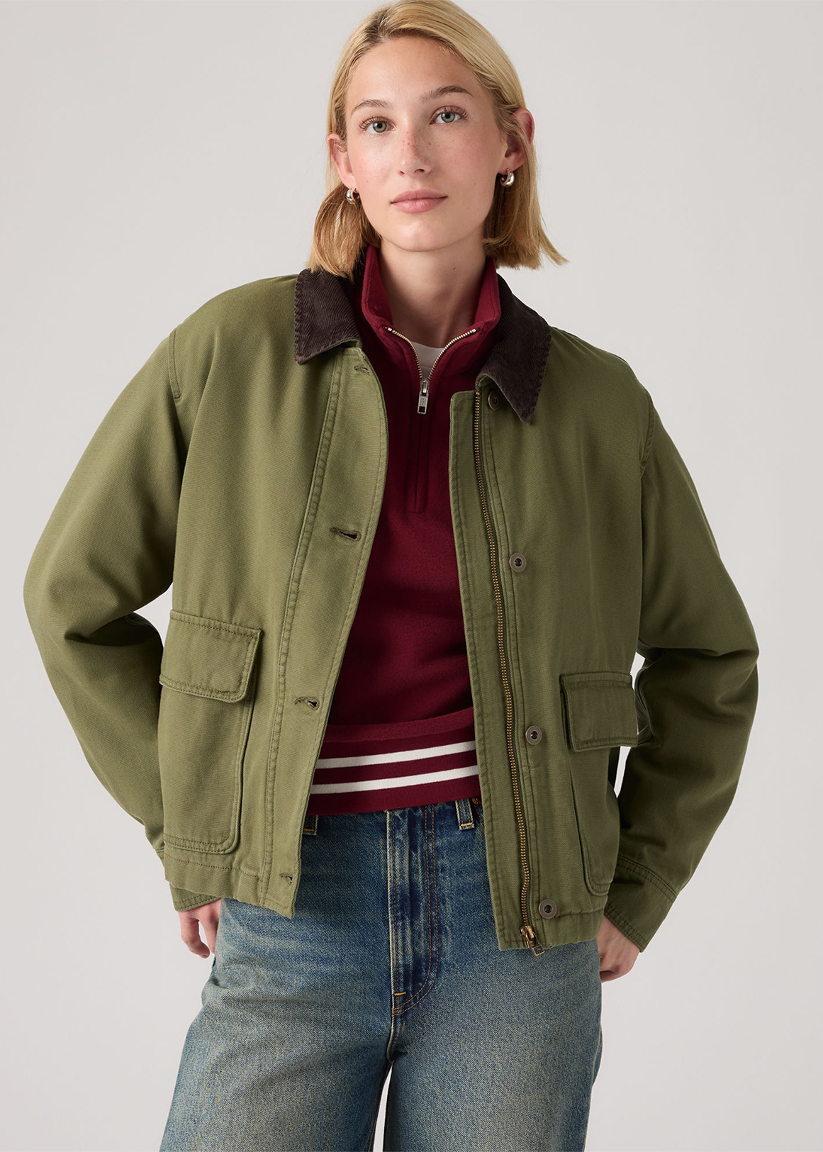 Bree Cropped Chore Jacket