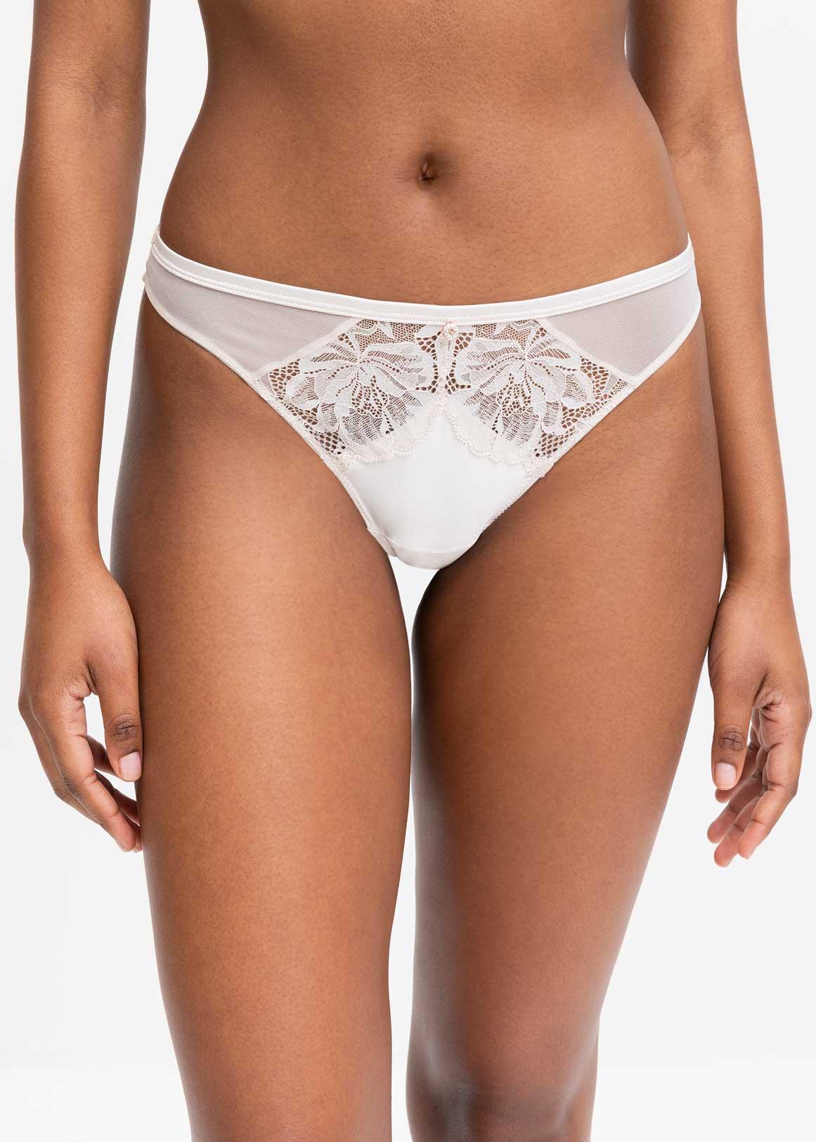 Lace String White
