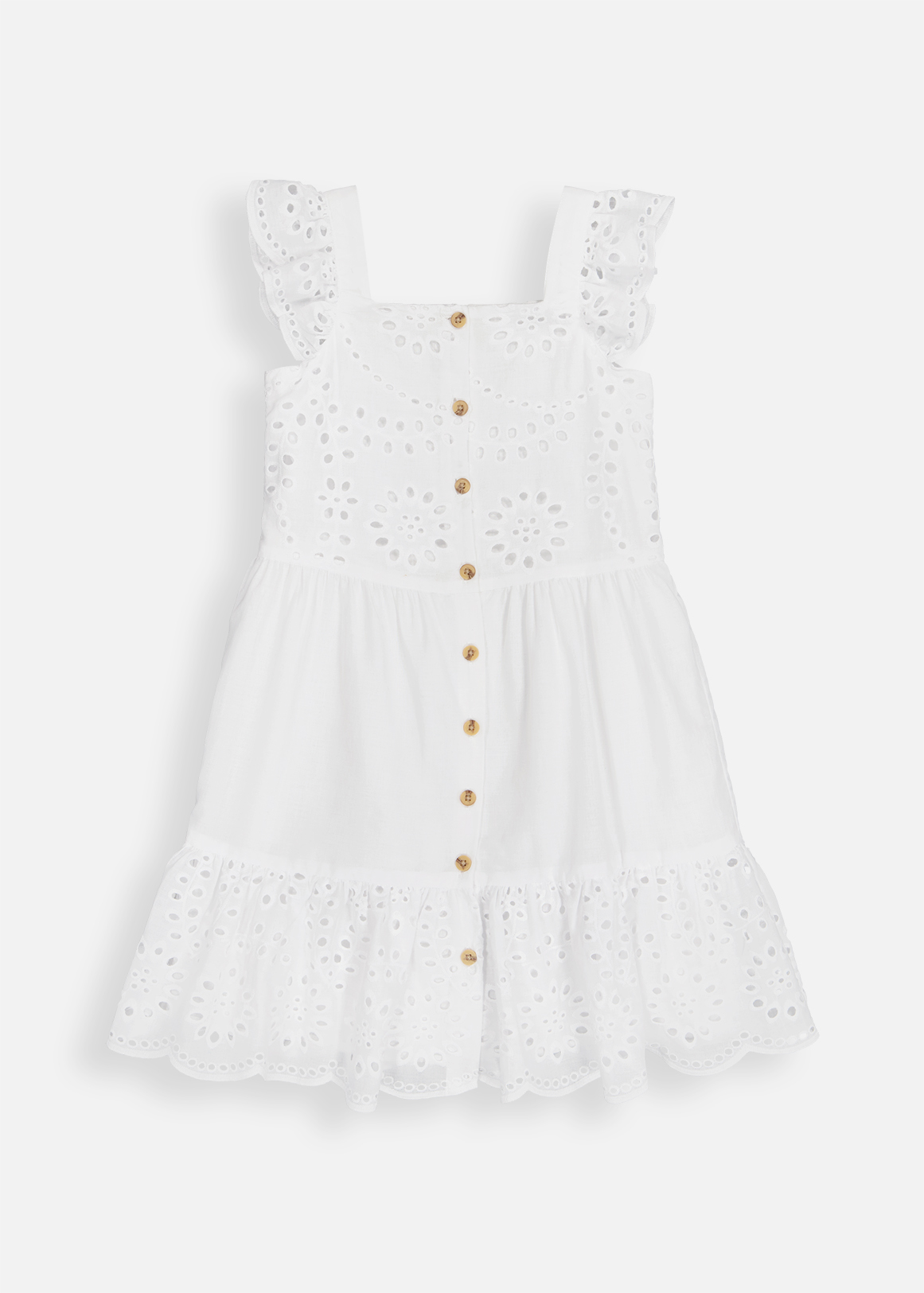 Broderie Anglaise Cotton Dress | Woolworths.co.za