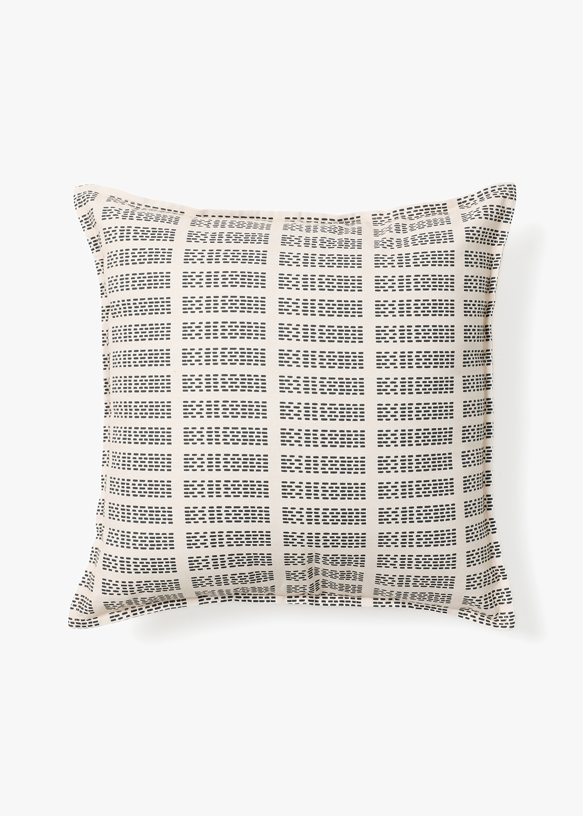 Broken Stripe Cotton Scatter Cushion 50x50 cm