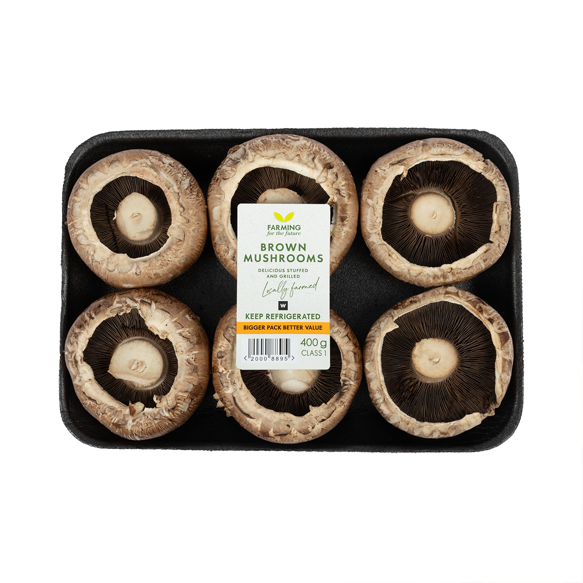 Brown Mushrooms 400 g