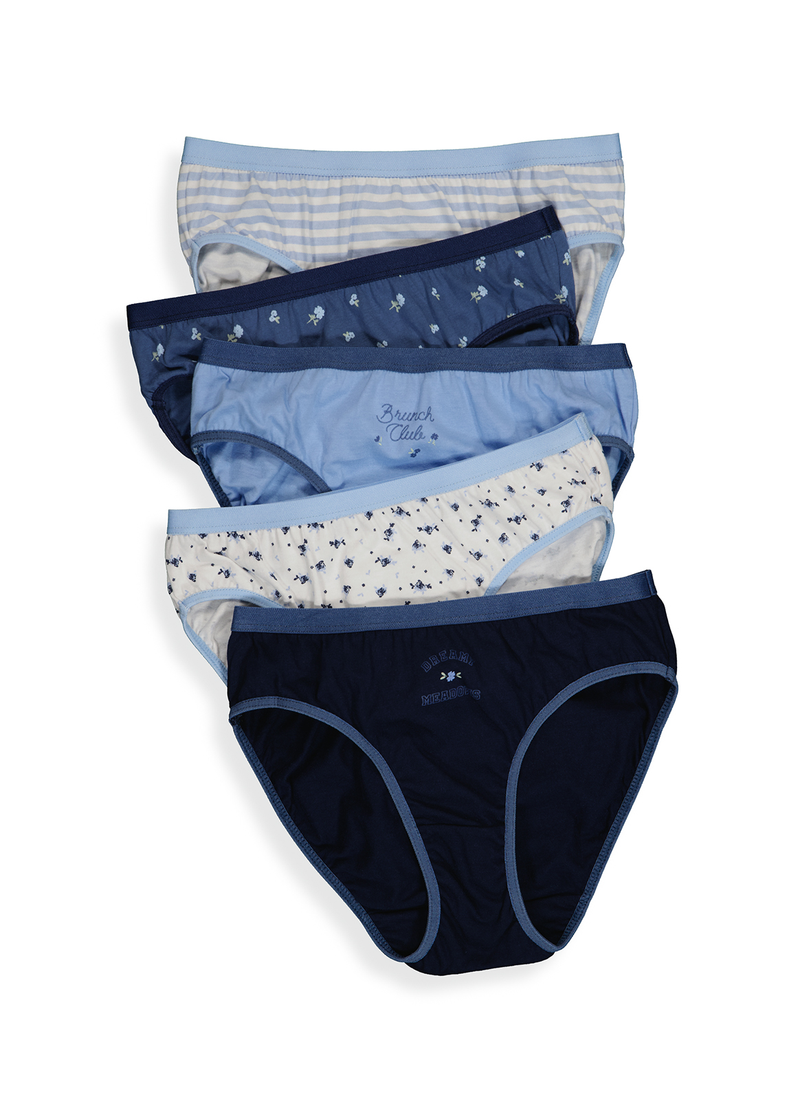 Brunch Club Cotton Bikinis 5 Pack