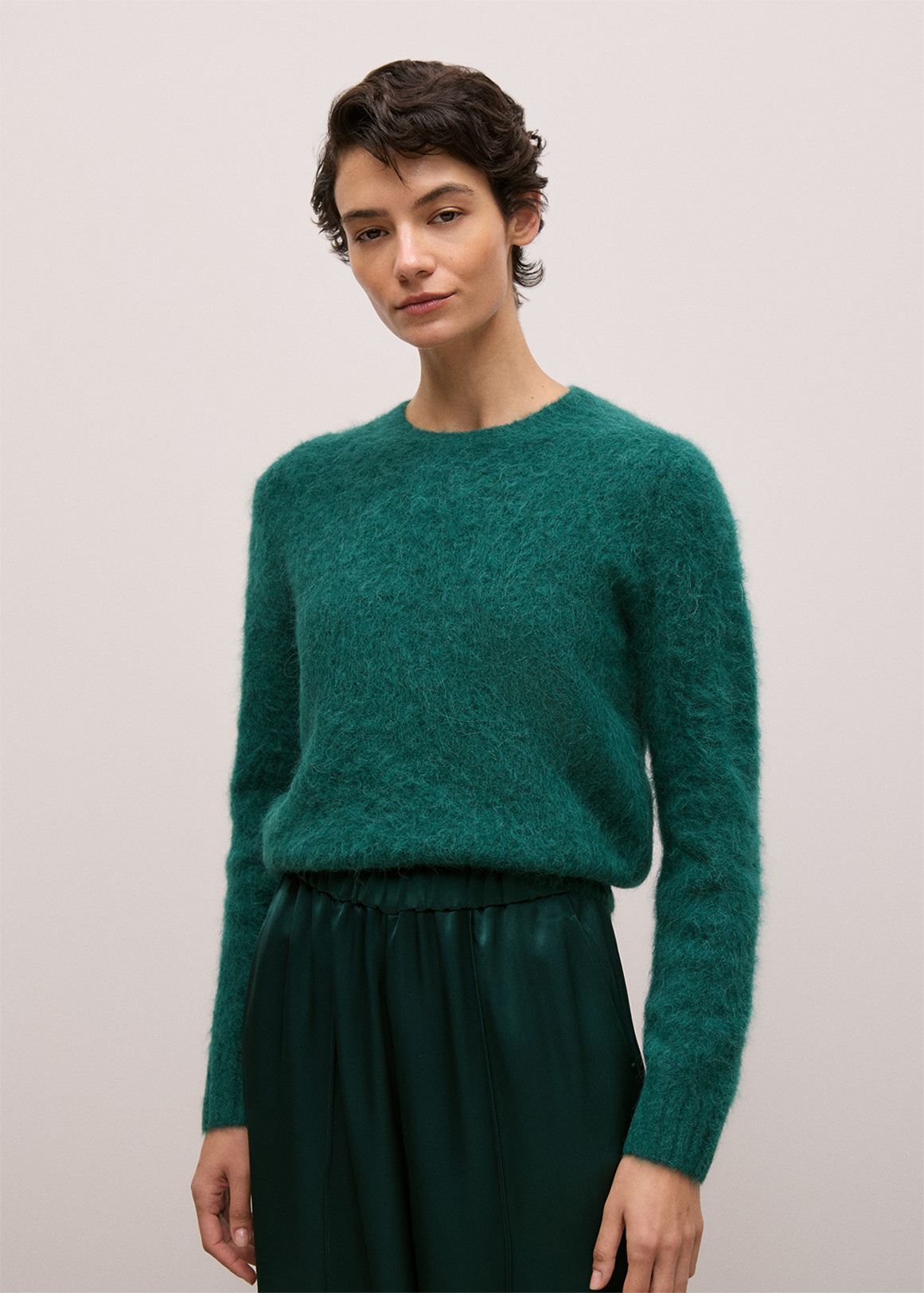 Brushed Alpaca Pullover