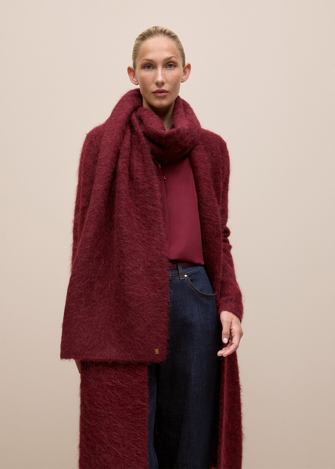 Brushed Alpaca Scarf